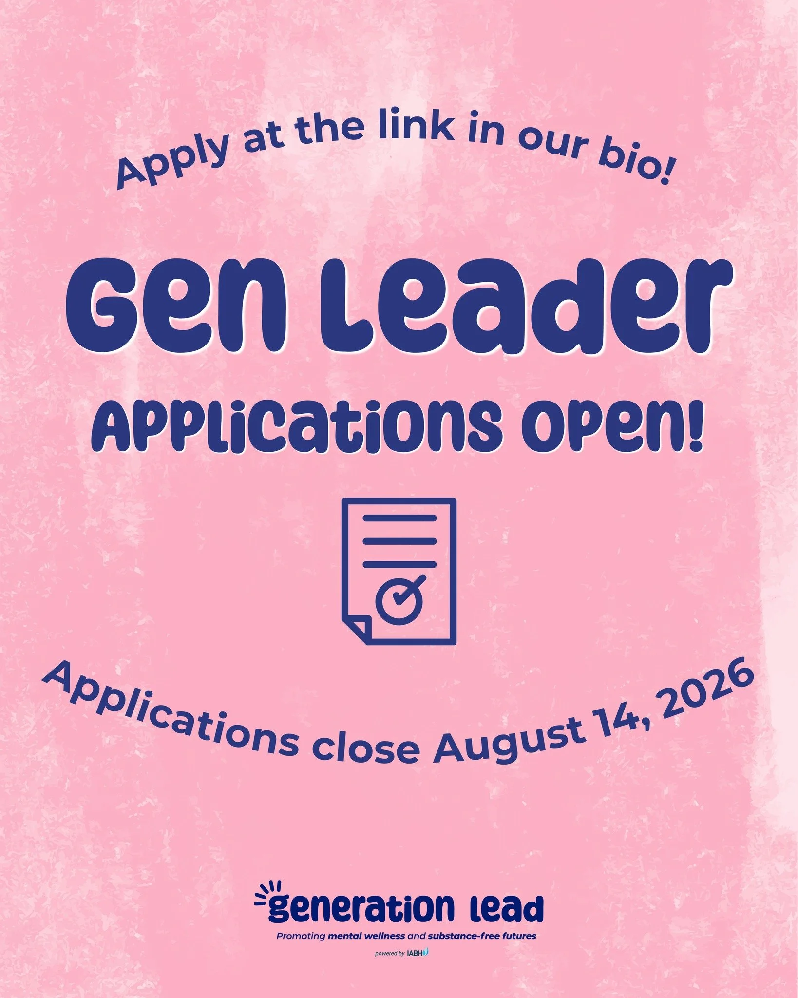 There's still time! Apply to be a Gen Leader today!
