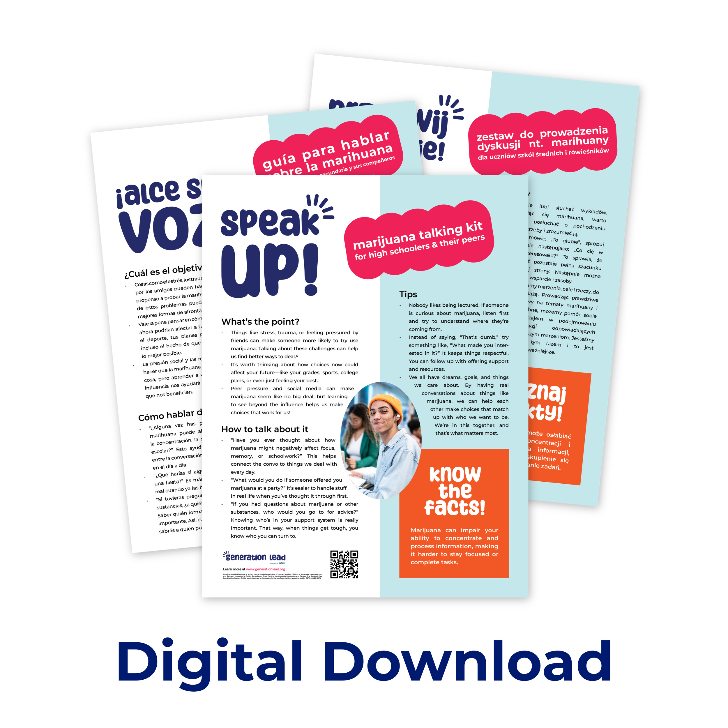 Marijuana Talking Kit - High School Peers - Digital Download