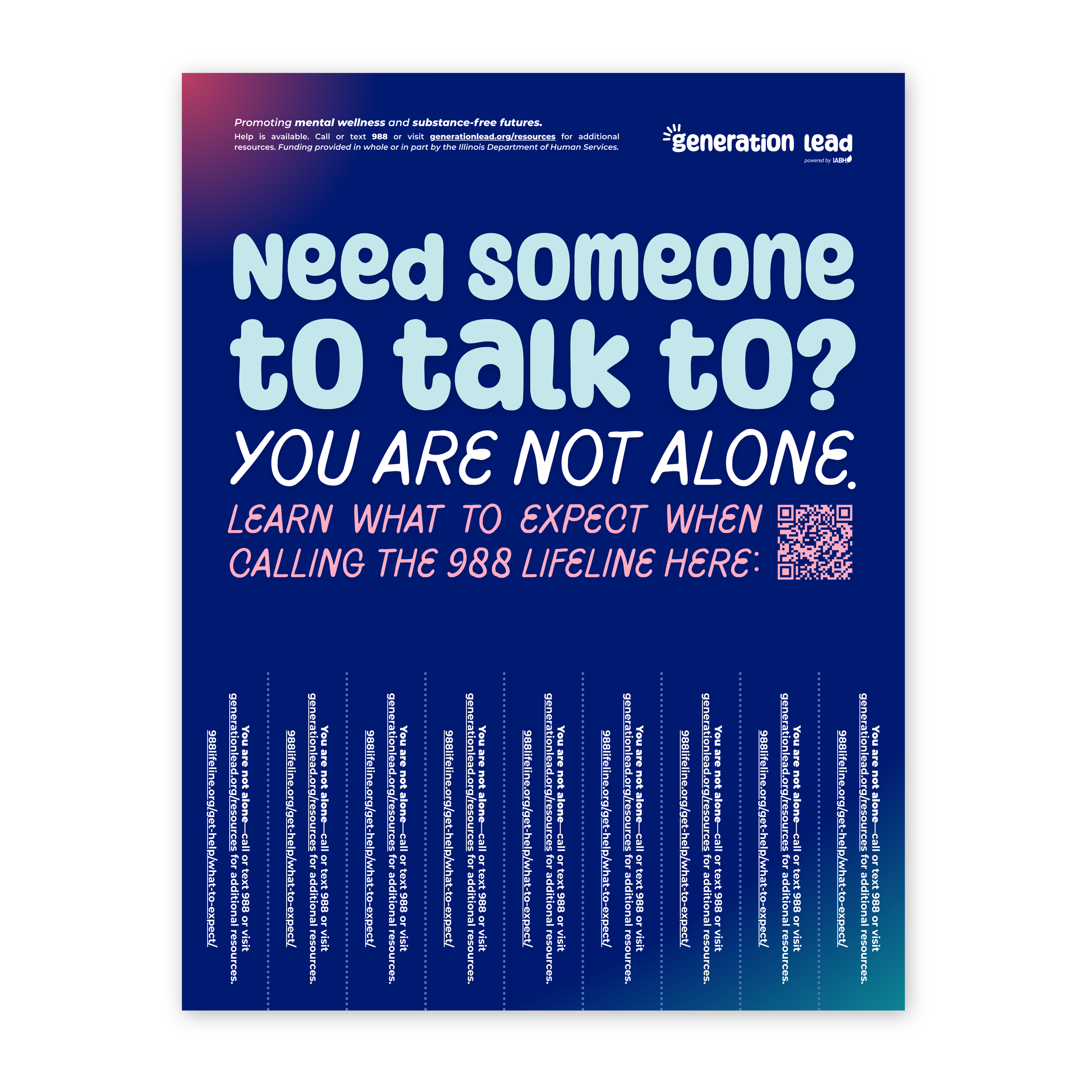 "You Are Not Alone" Poster