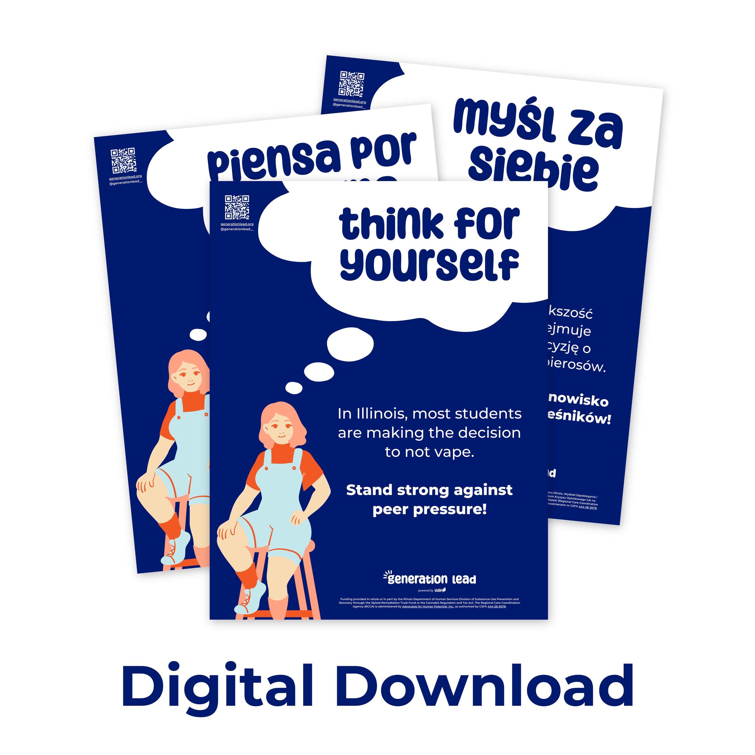 "Think for Yourself - Vaping" Poster - Digital Download