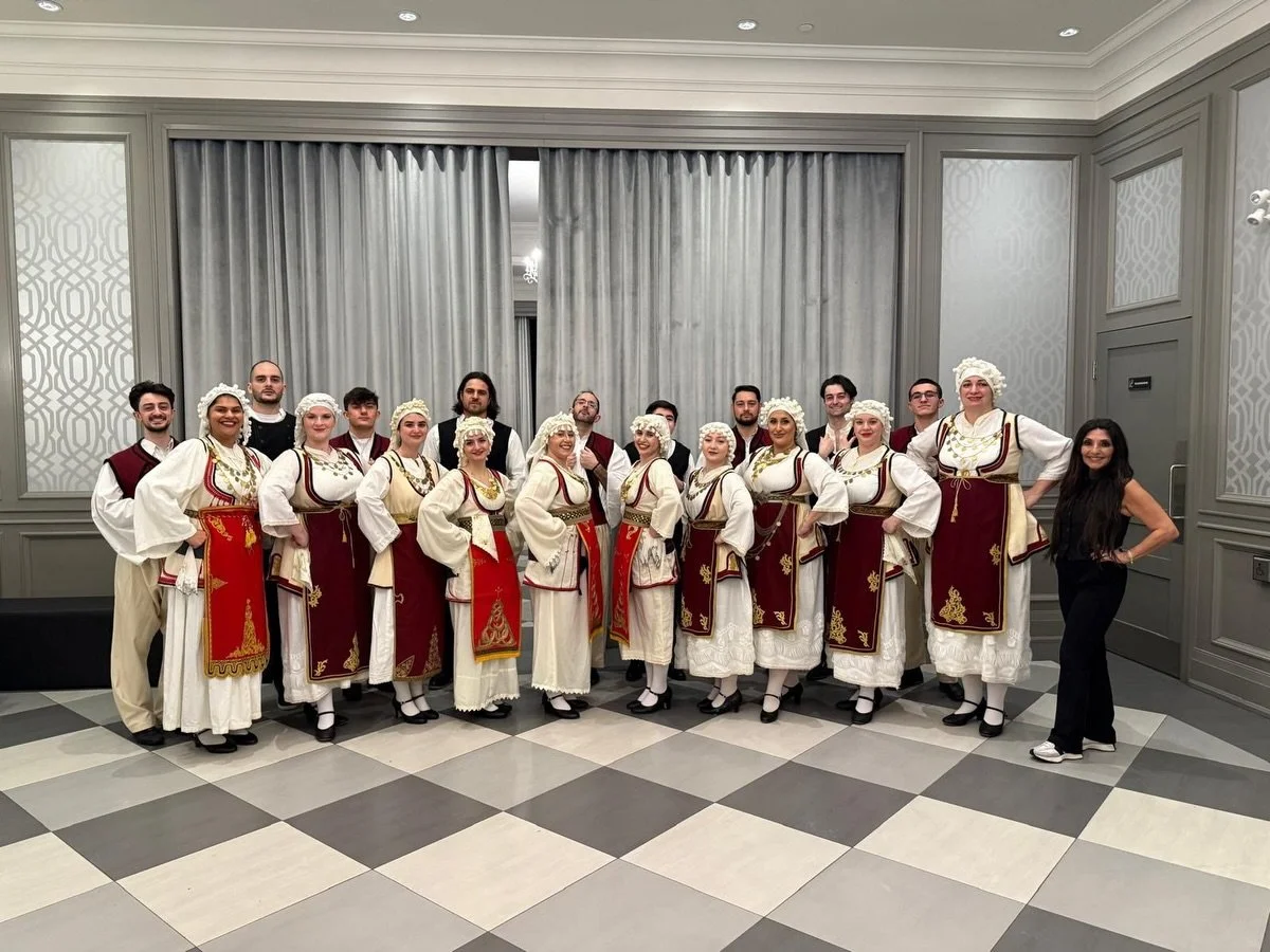 Thank you to the Epirus Society of Toronto for having us at their event this past weekend! We had a blast 🥰❤️

#torontogreeks #levendiax #dancegroup #evententertainment #greekdance