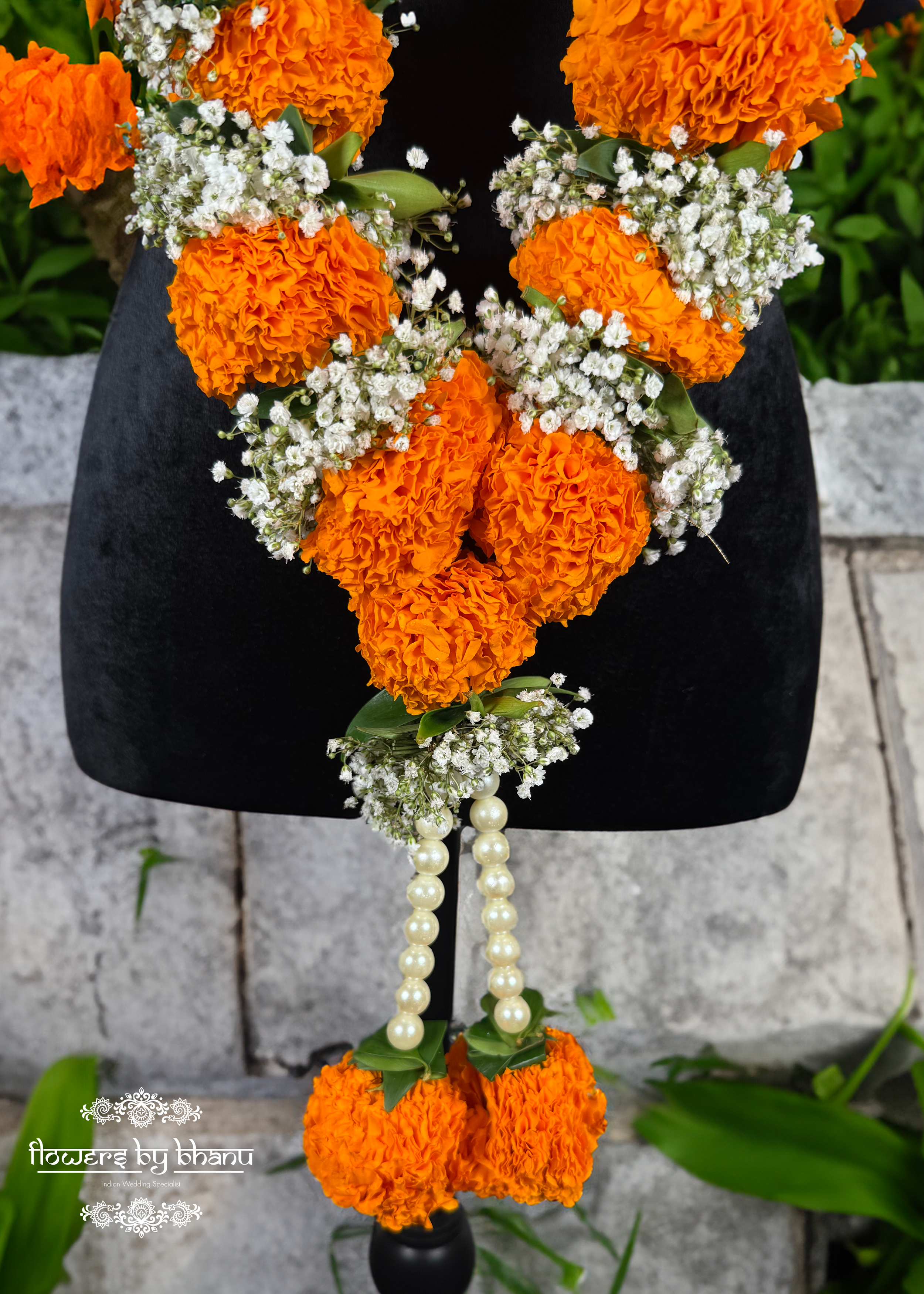 marigolds garland fresh flowers garlands varmala shaadi puja events
