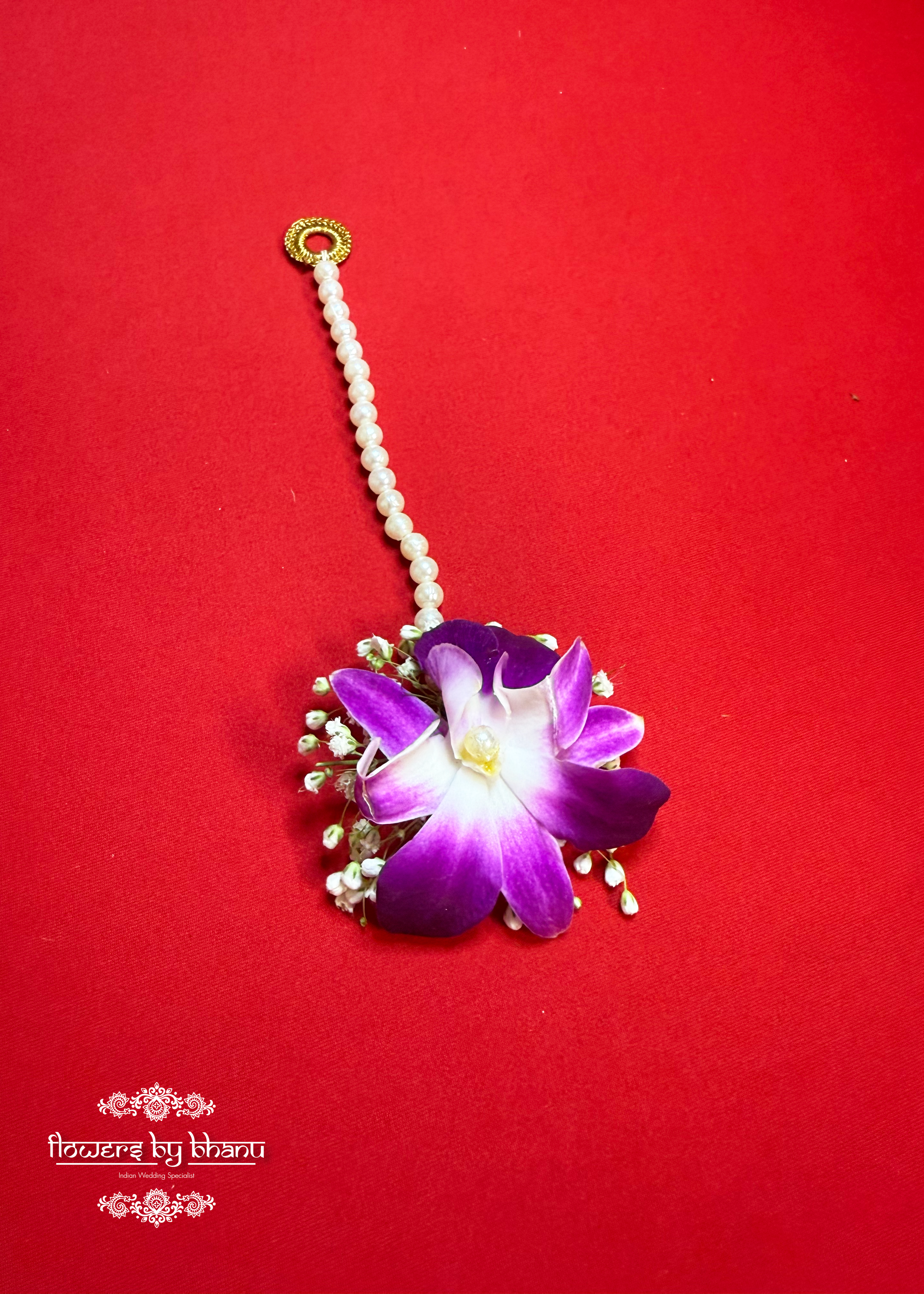 floral bracelets tikka orchids fresh flowers earrings