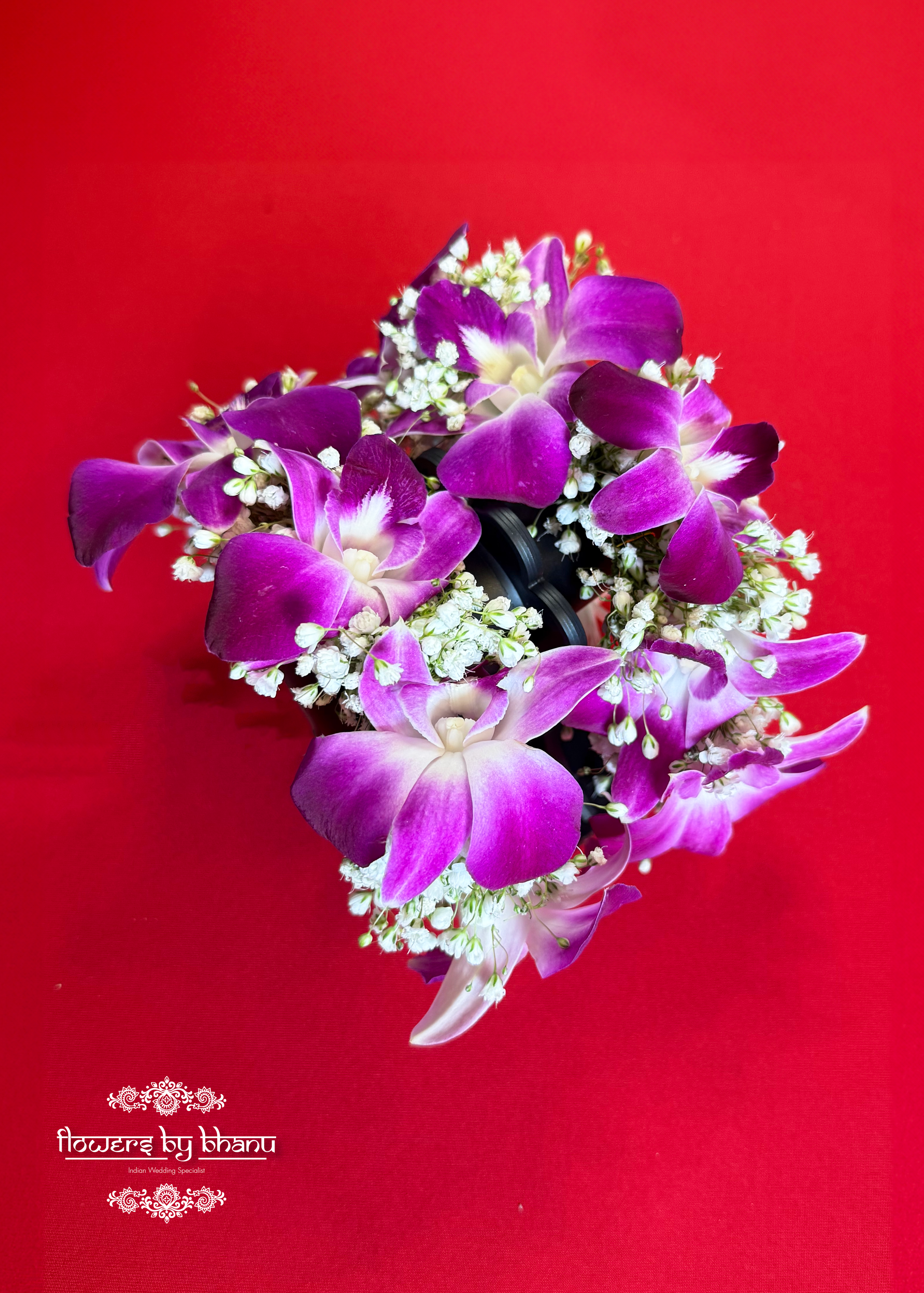 floral bracelets tikka orchids fresh flowers earrings