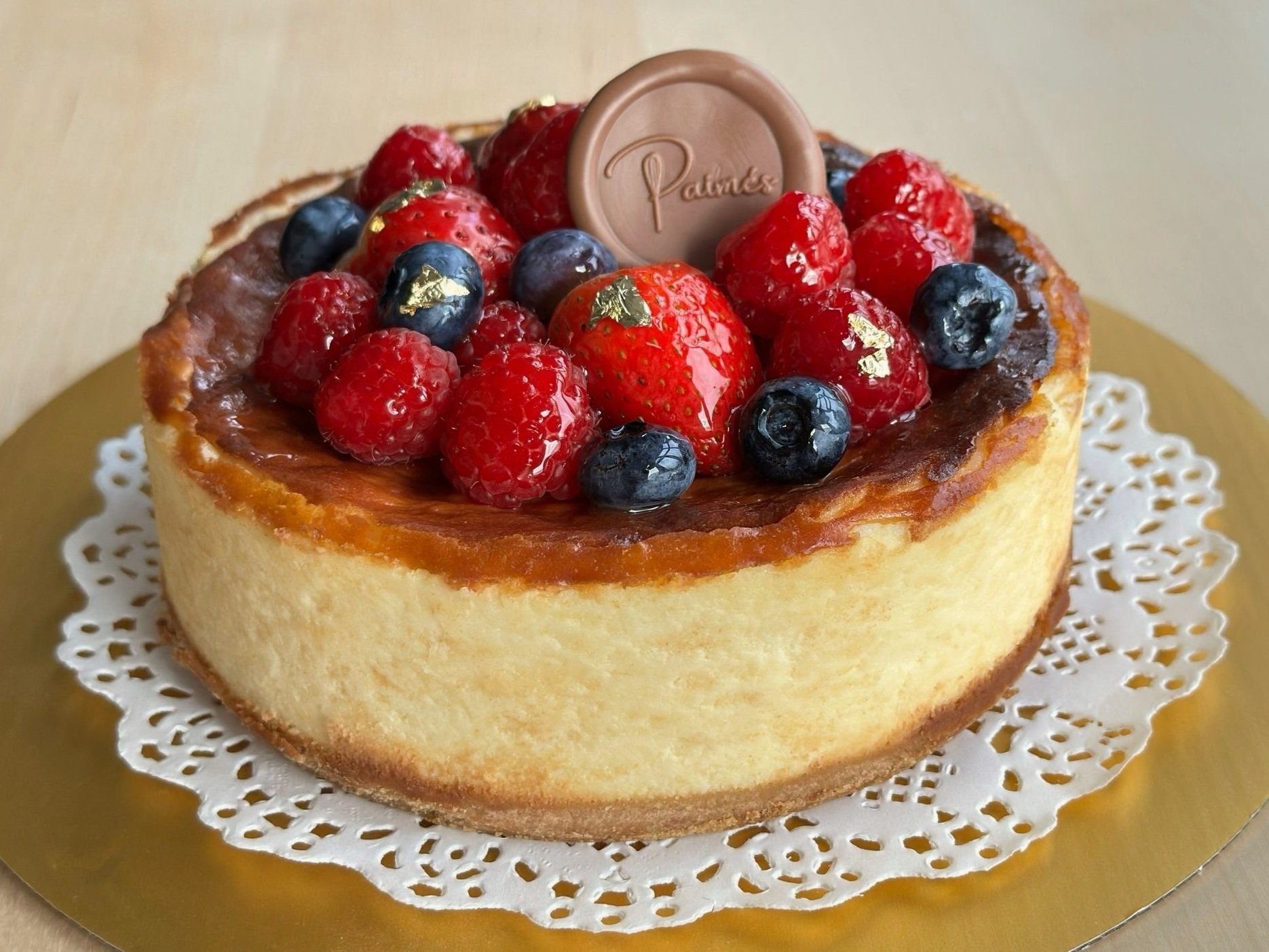 Summer Fruits Basque Cheesecake