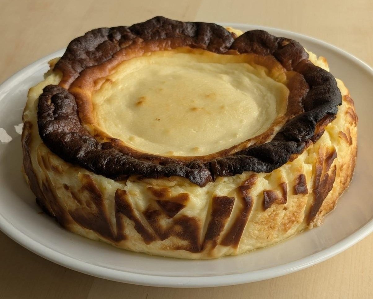 Traditional Burnt Basque Cheesecake
