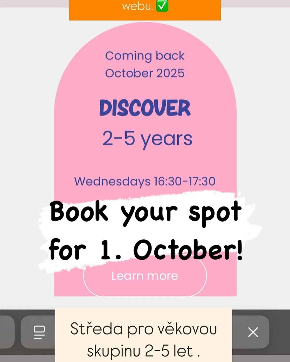Our workshops start next week! October 1 and 2 at 16:30! Book your spot today playfulartclub.com/reservations