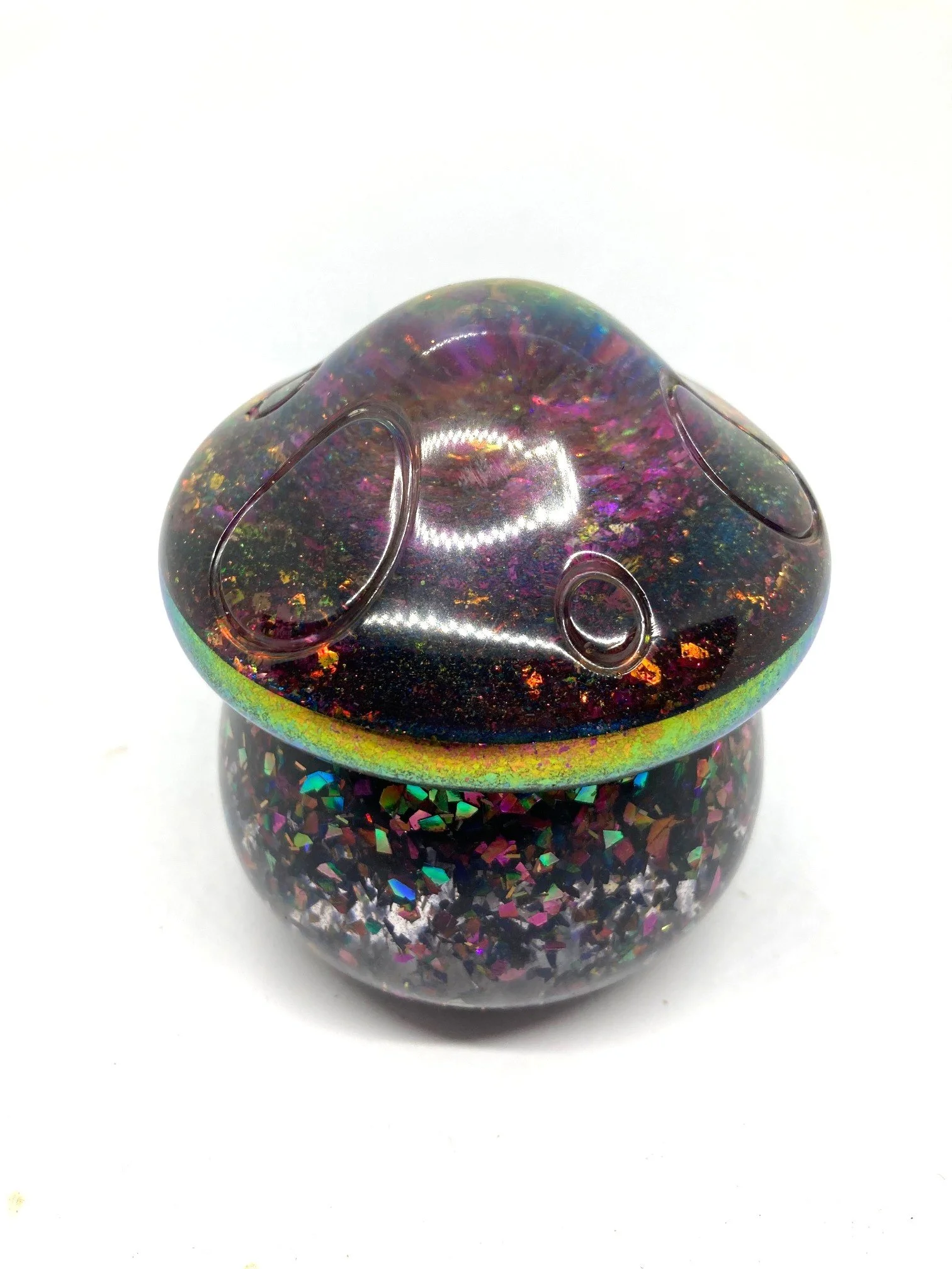 Magic Mushroom Glow Jar with Holo Lid