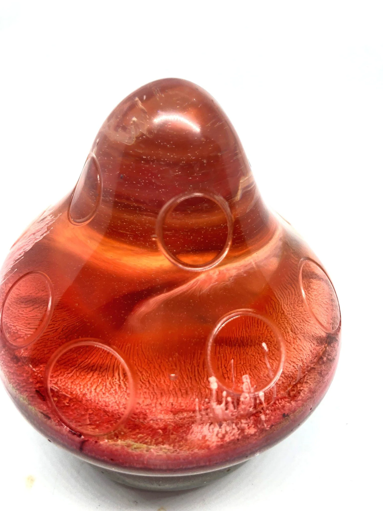 Resin Figurine_Large Mushroom Squat_PetriDishRed_CloseUp3.jpg