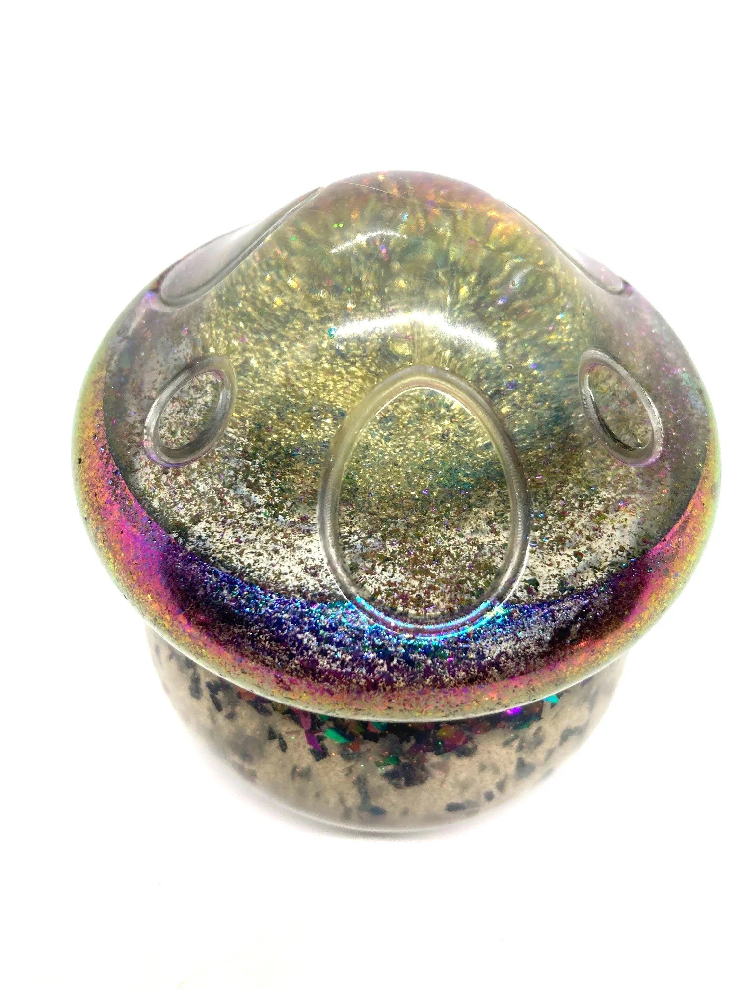 ResinDecor_MediumMushroomJar_Catch22 withGoldLidCloser.jpg