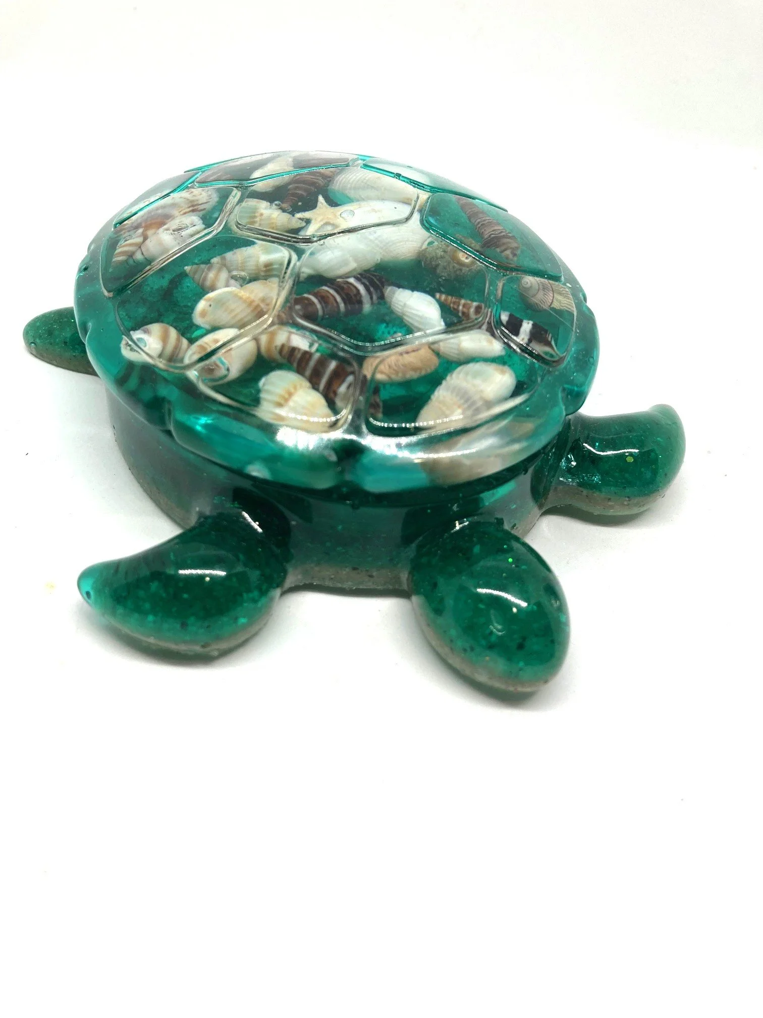 Oceanic Treasures Resin Turtle Box