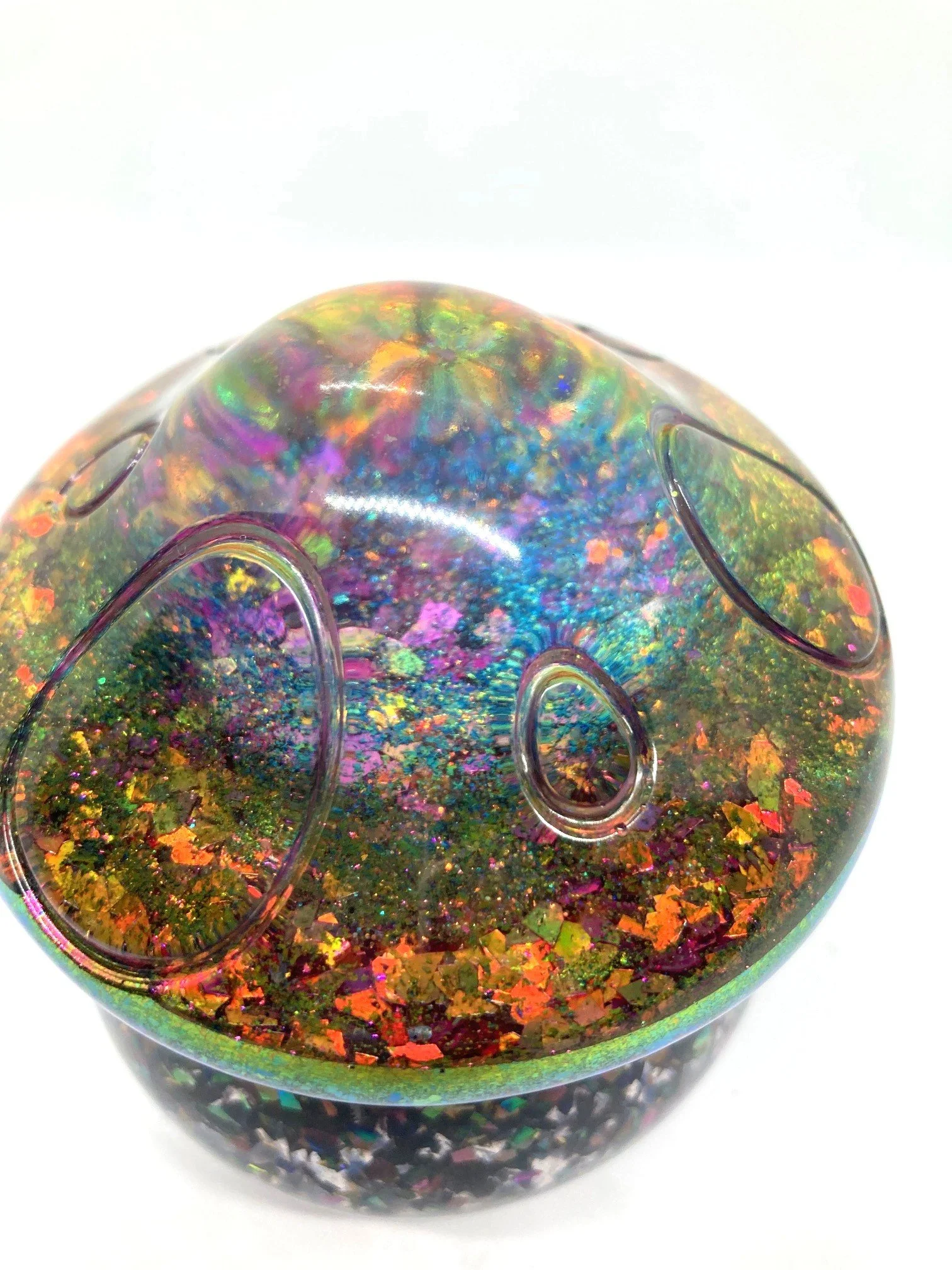 ResinDecor_MediumMushroomJar_Catch22 with Holo Lid_CloseUp.jpg
