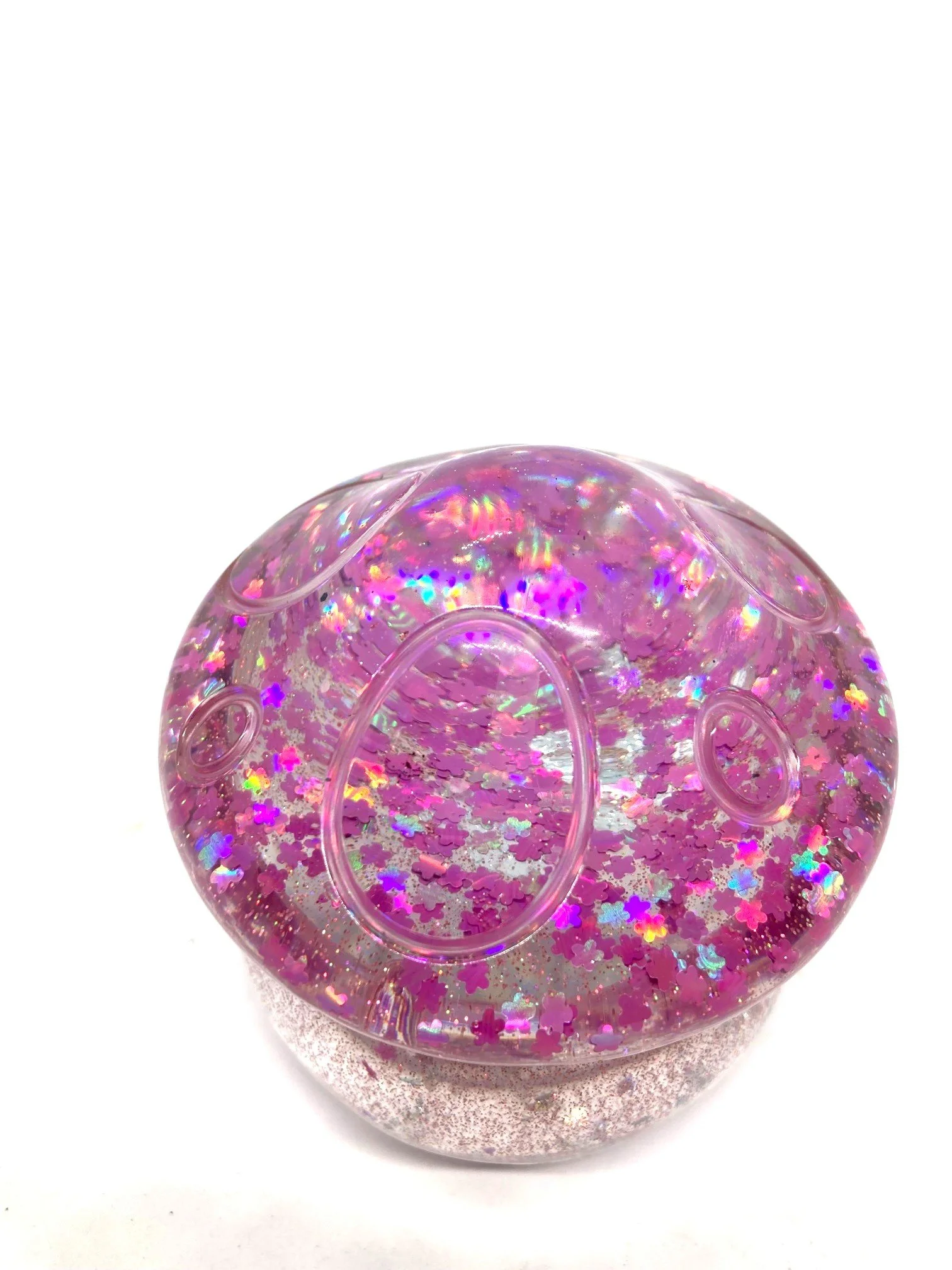 ResinDecor_MediumMushroomJar_Kawii Flowers_SideTopView.jpg