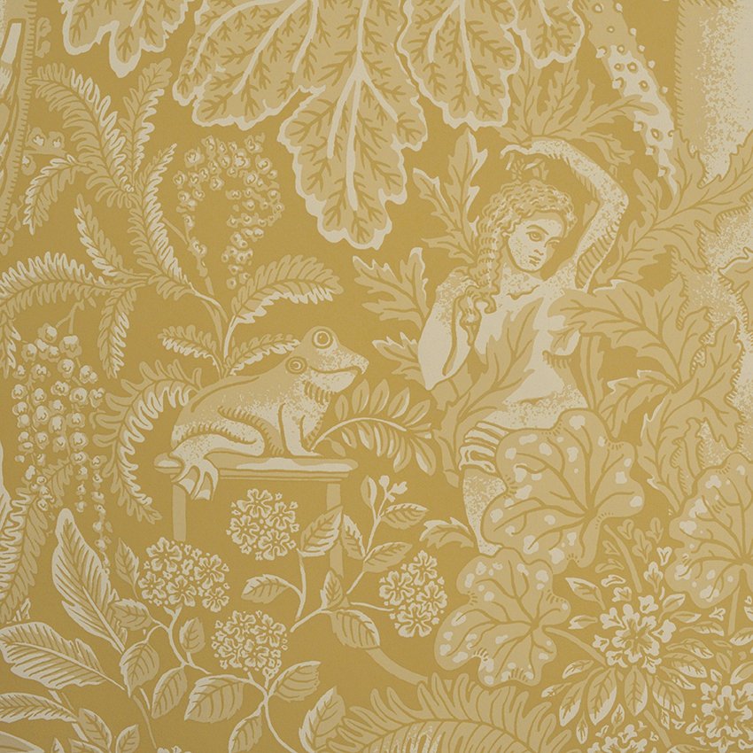 Fanny Shorter Circe's Garden Wallpaper Sample in Celandine