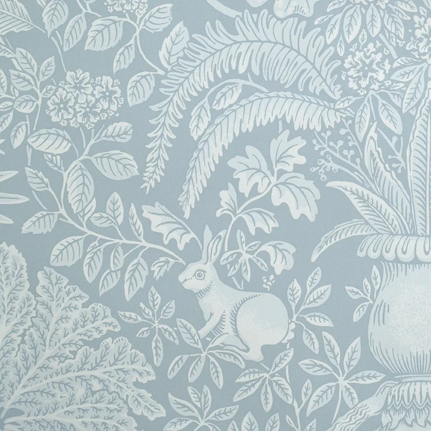 Fanny Shorter Circe's Garden Wallpaper in Winter Garden