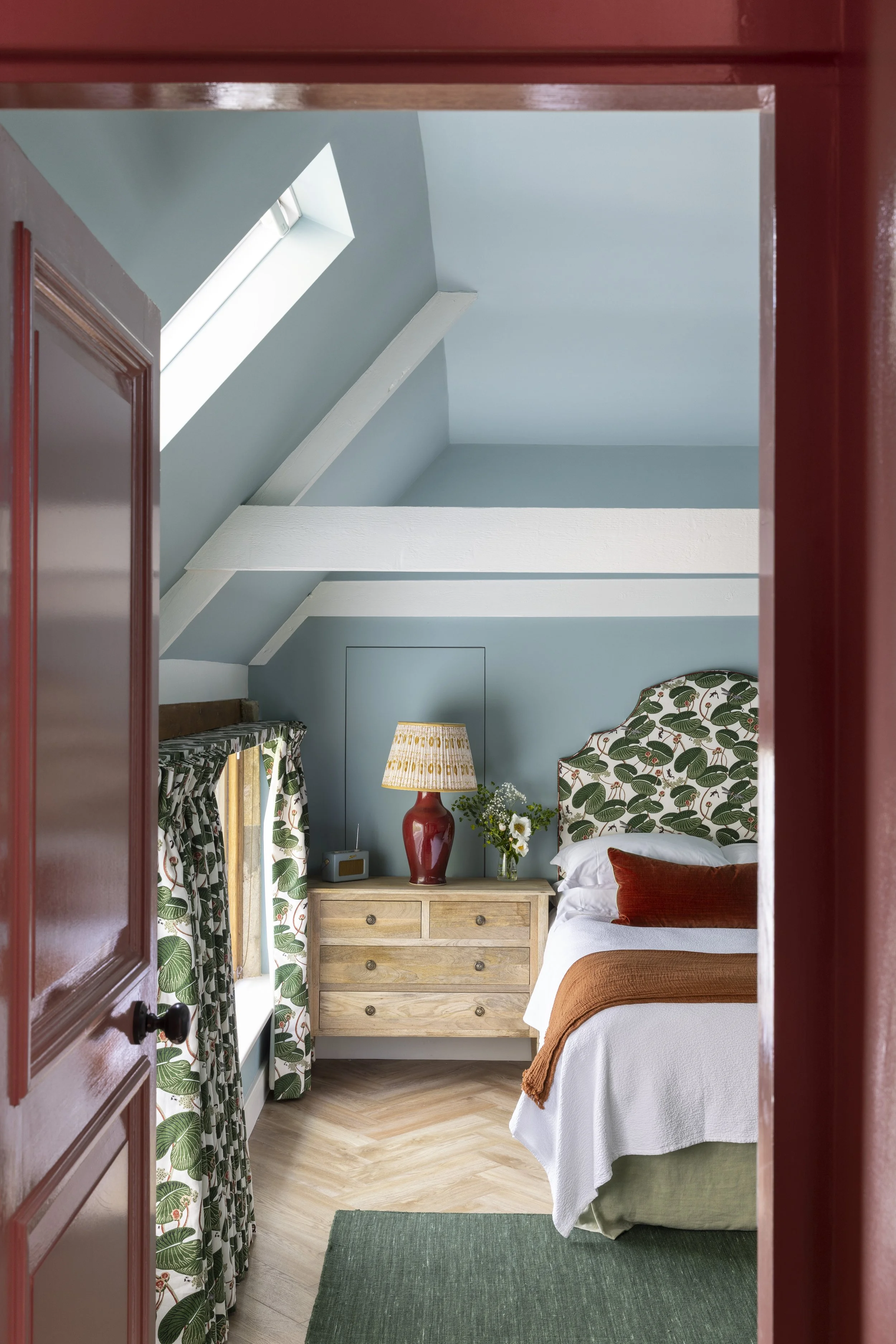 Yellow London Fanny Shorter Mill Pond Puck Bedroom