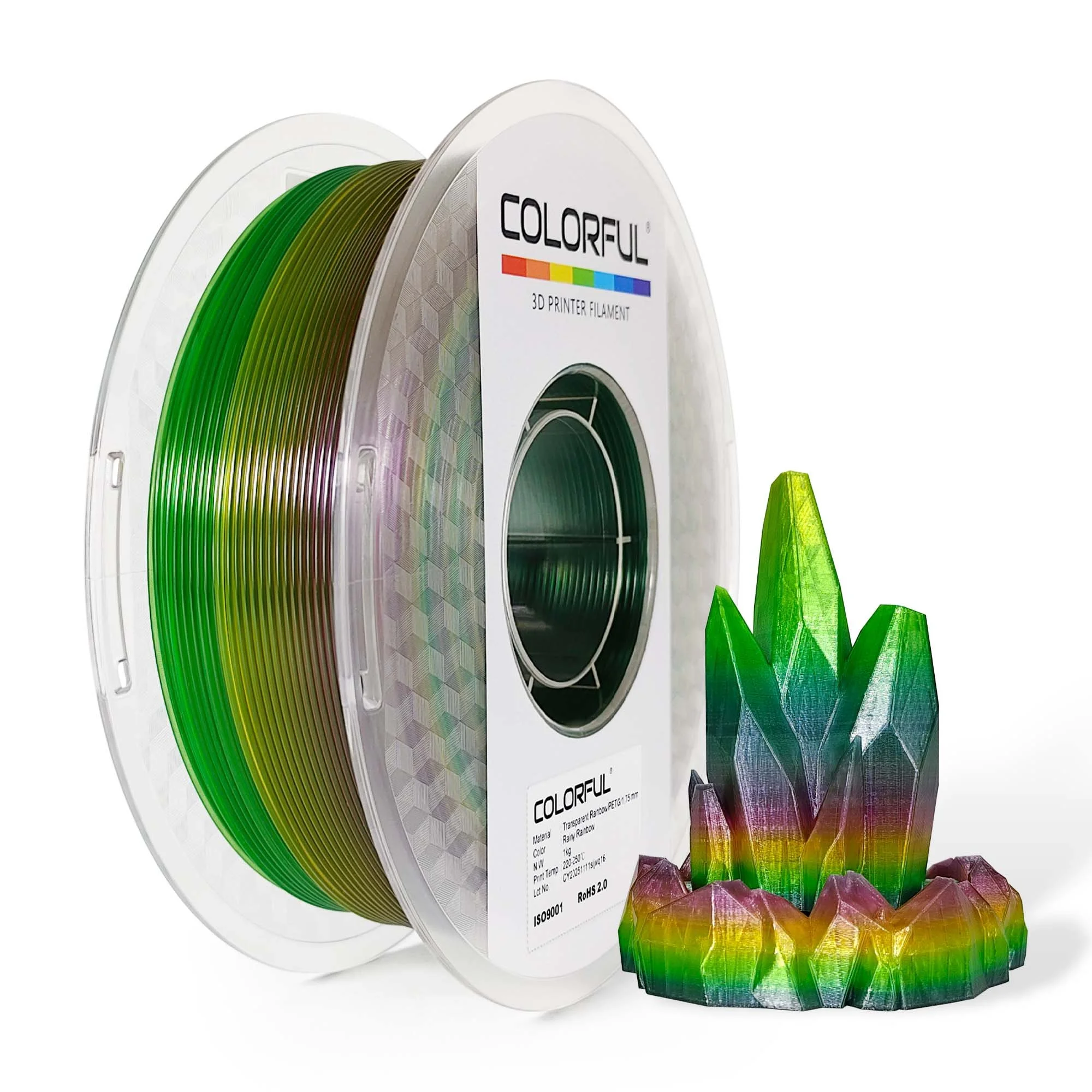 Rainbow PETG - Strength Meets Vibrant Color