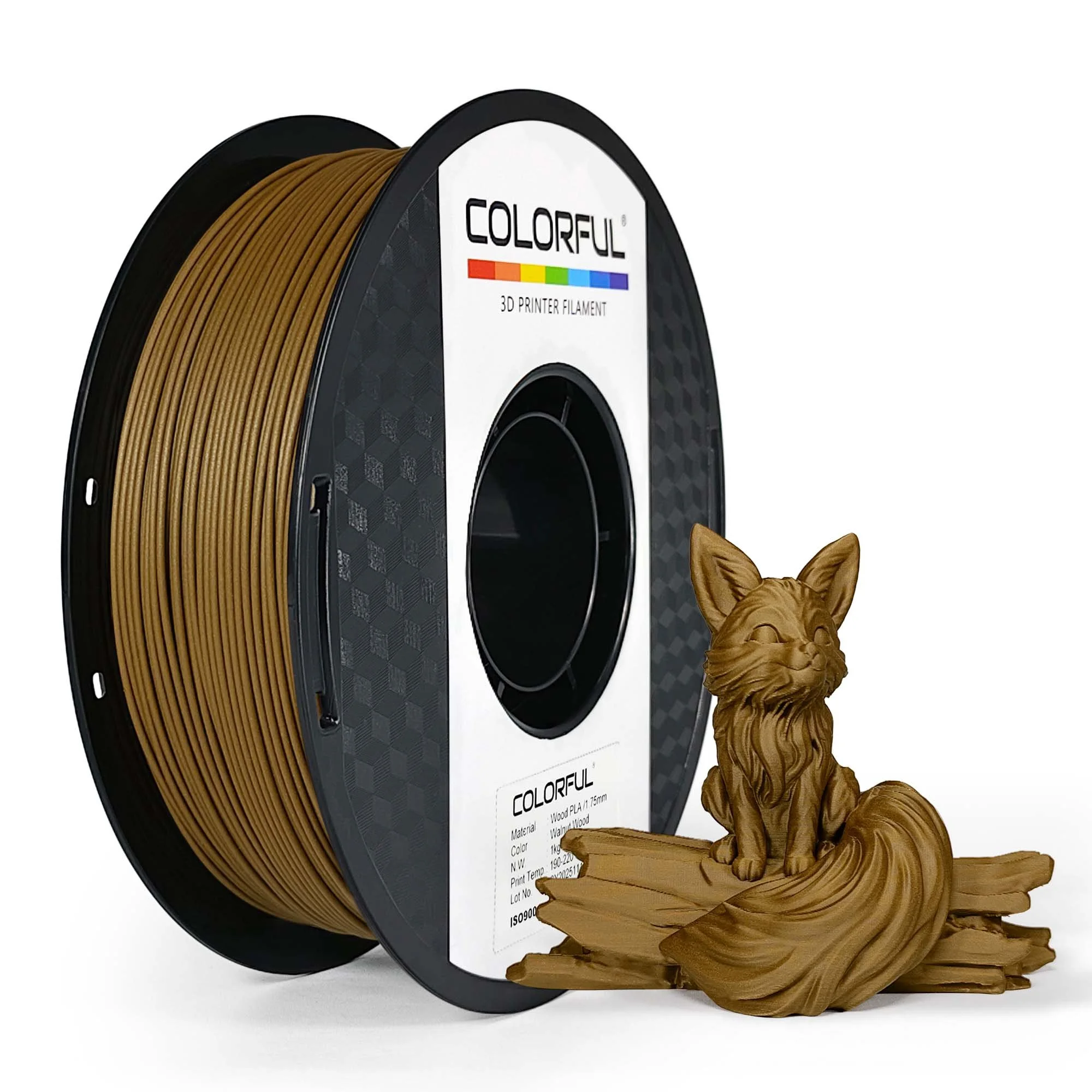 Colorful - Wood PLA Walnut wood