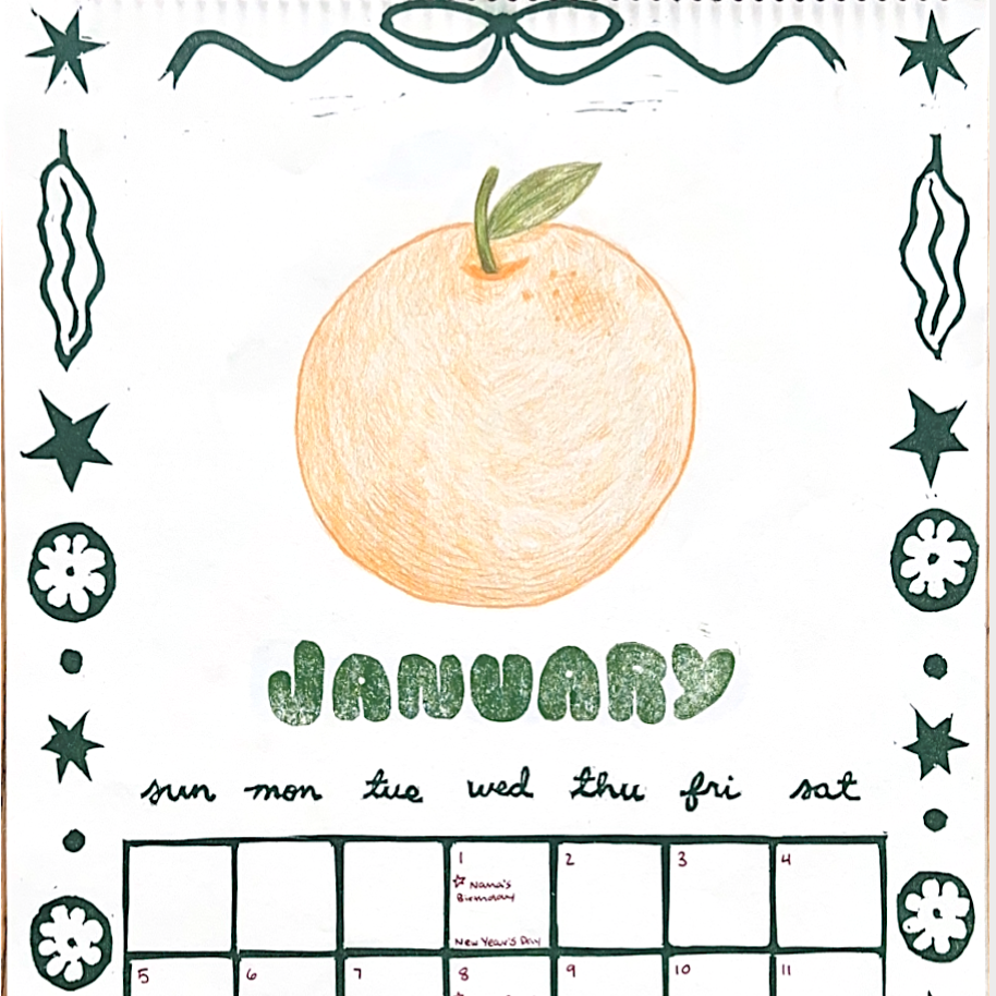 2025 Fruits & Veggies Calendar
