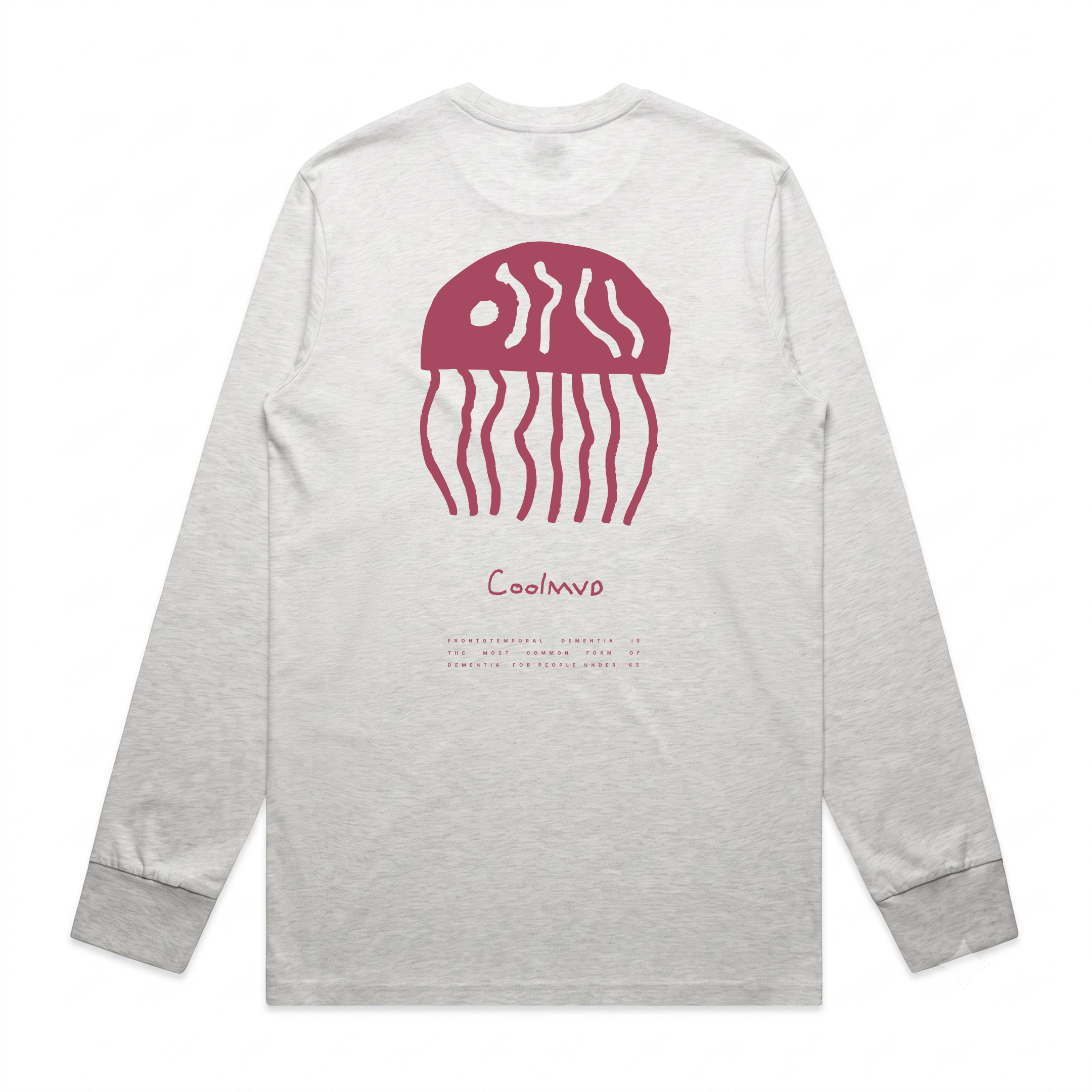A tshirt featuring a jellyfish block print