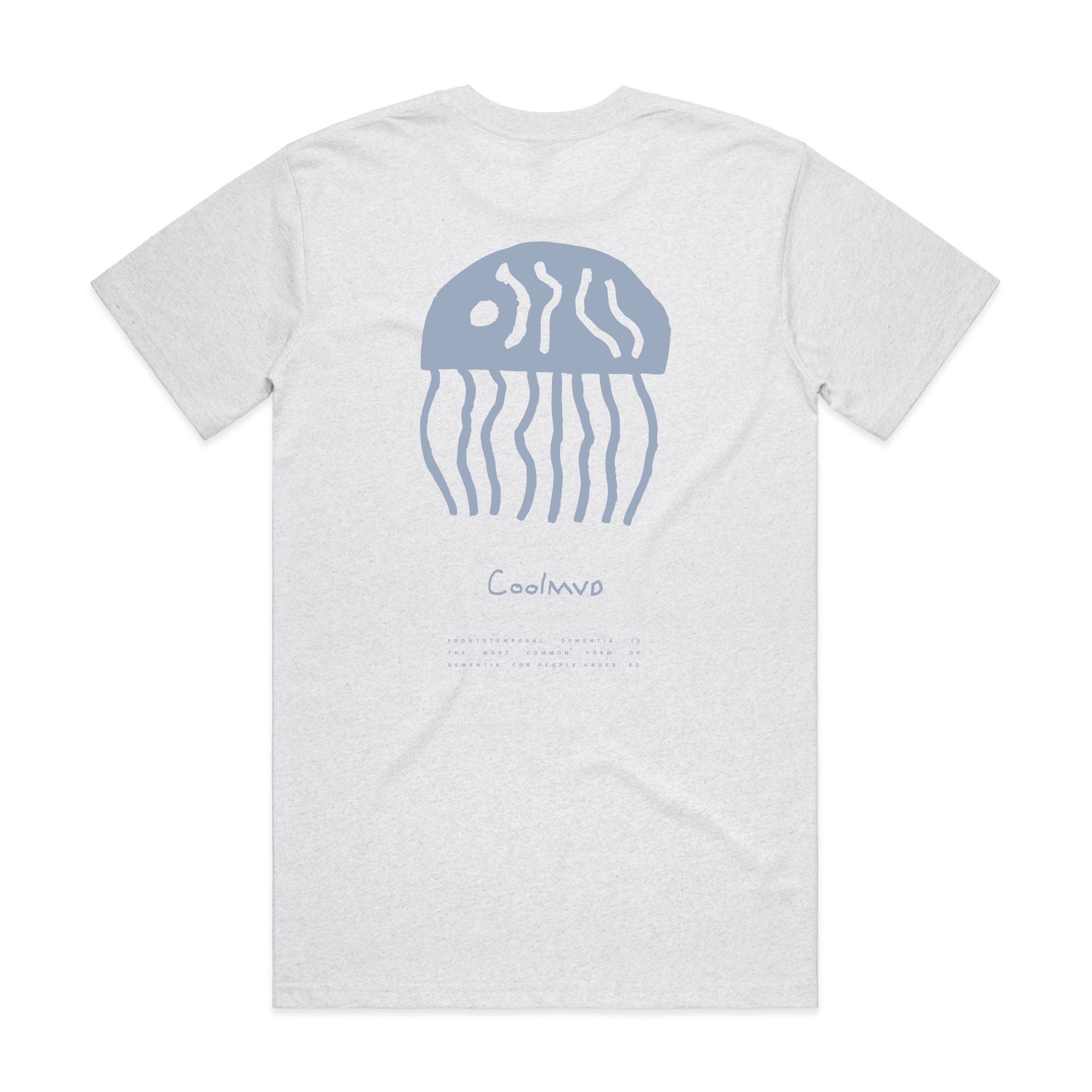 A tshirt featuring a jellyfish block print