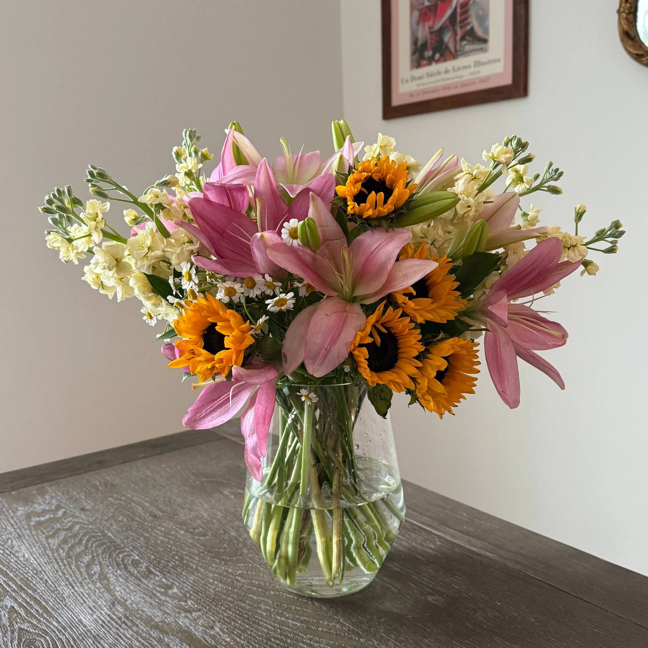 Custom floral arrangement purchased from January & June Floral in Minnetrista, MN