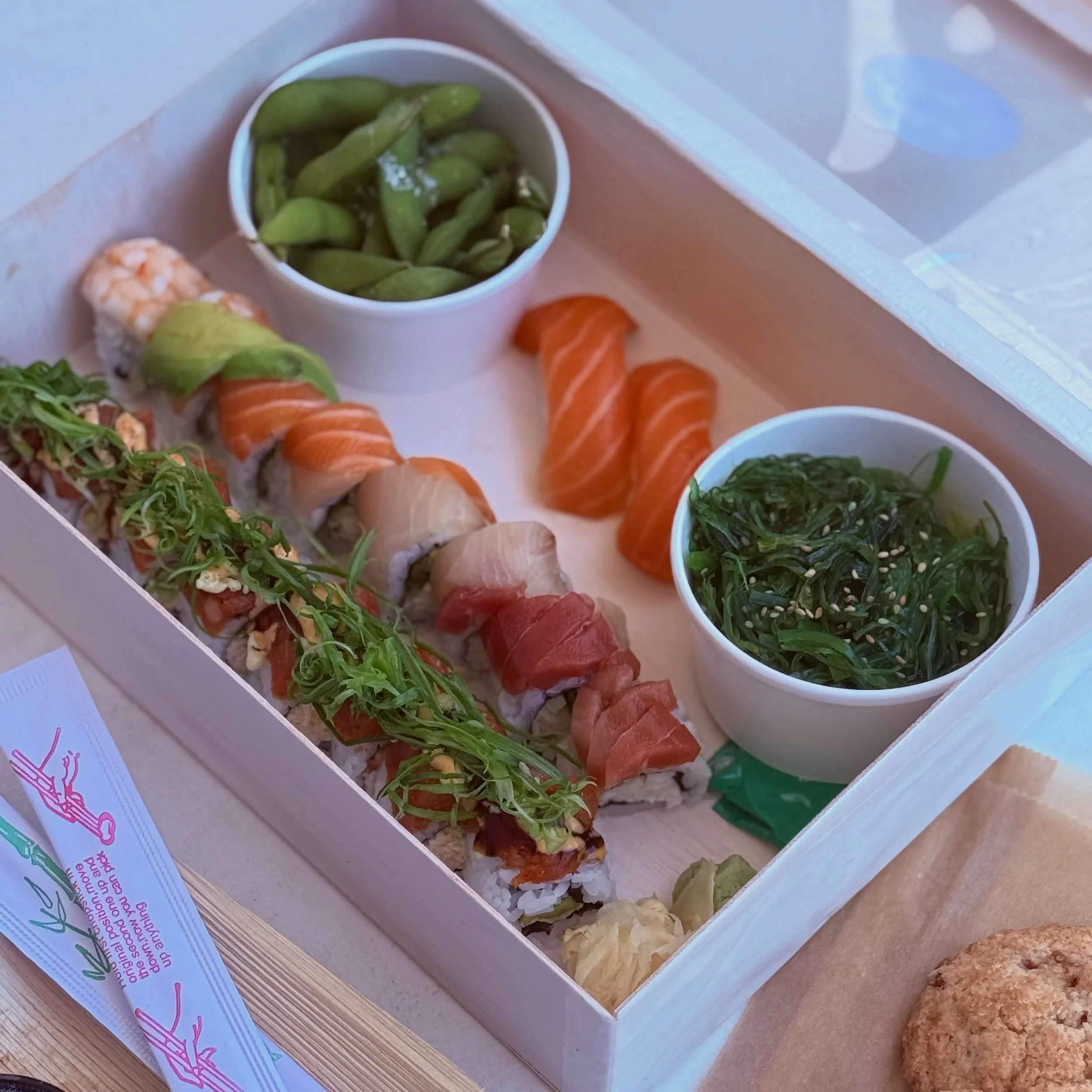 A deal so good &mdash; we had to keep it for the summer. 

It&rsquo;s a hot sushi summer here at Minnow &mdash; enjoy a sushi bento box for 2 for only $45, every day&hellip; all day&hellip;. All summer long. 

Includes: 2 bento sides, a 2pc nigiri, 2