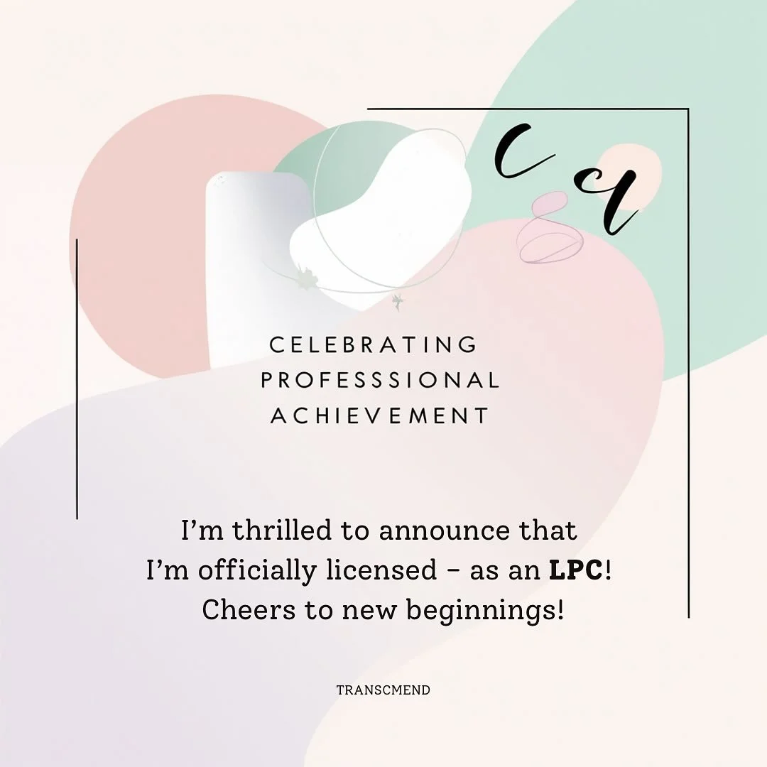 I&rsquo;m beyond grateful to be licensed. To see my hard work come full circle is overwhelming in the best way.

And if you made it this far &mdash; thank you &hearts;️

&bull;
&bull;
&bull;
&bull;
&bull;
&bull;
#virtualtherapist #spiritualawakening 