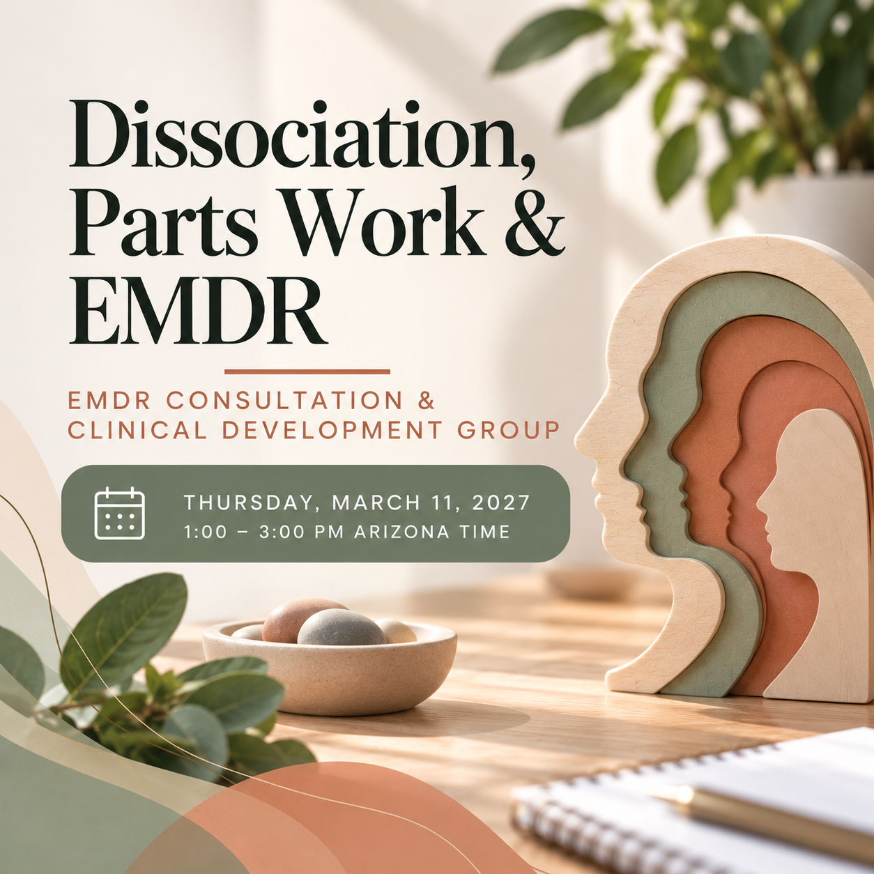 EMDR Consultation  Group | March 11, 2027 | Dissociation, Parts Work & EMDR