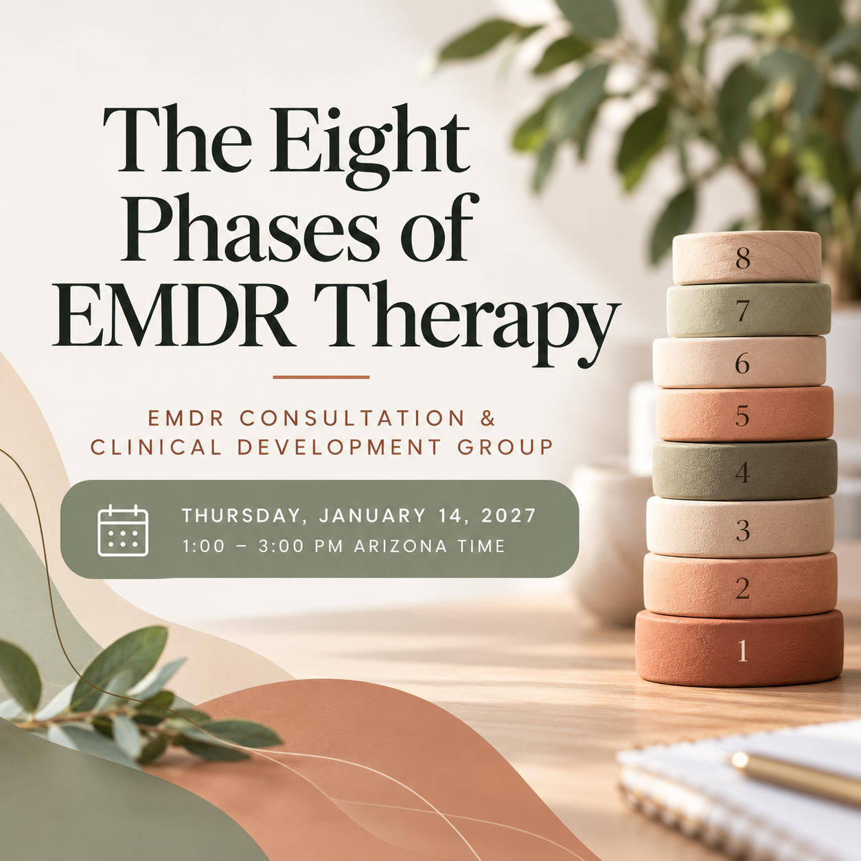 EMDR Consultation  Group | January 14, 2027 | Eight phases of EMDR