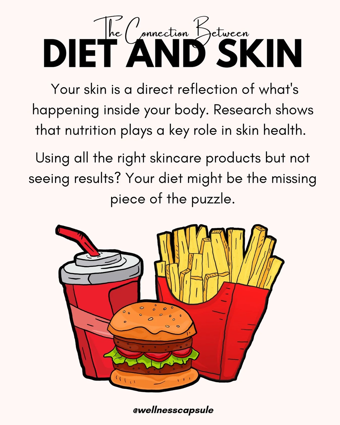 3 Foods That Could Be Sabotaging Your Skin ✨

If you&rsquo;re dealing with persistent breakouts, inflammation, or dullness, your diet might be the culprit. Here are three foods I recommend minimizing:

1. Processed Foods 🍟 Loaded with inflammatory i
