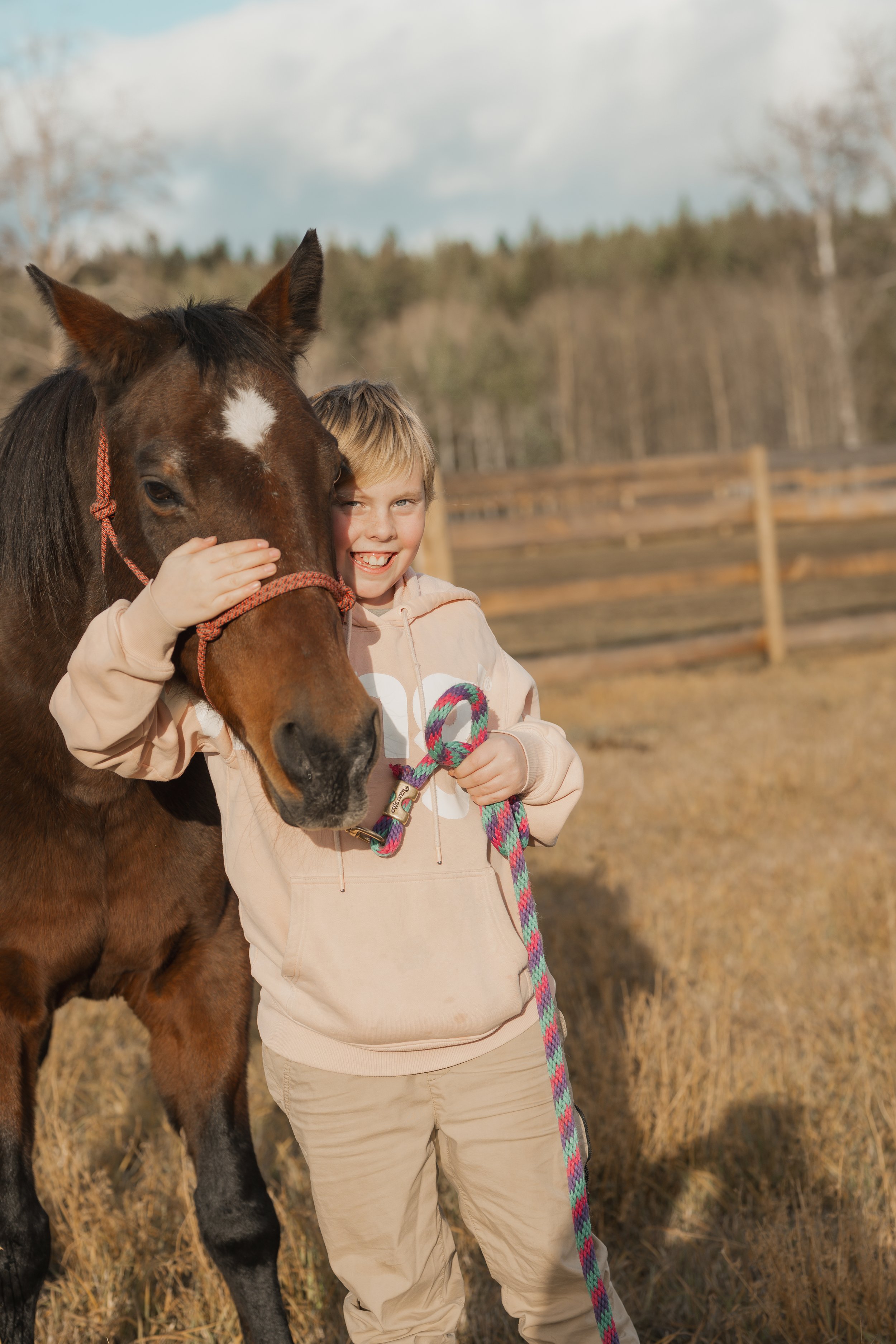 Campers enjoying outdoor education and adventure activities at the ranch.