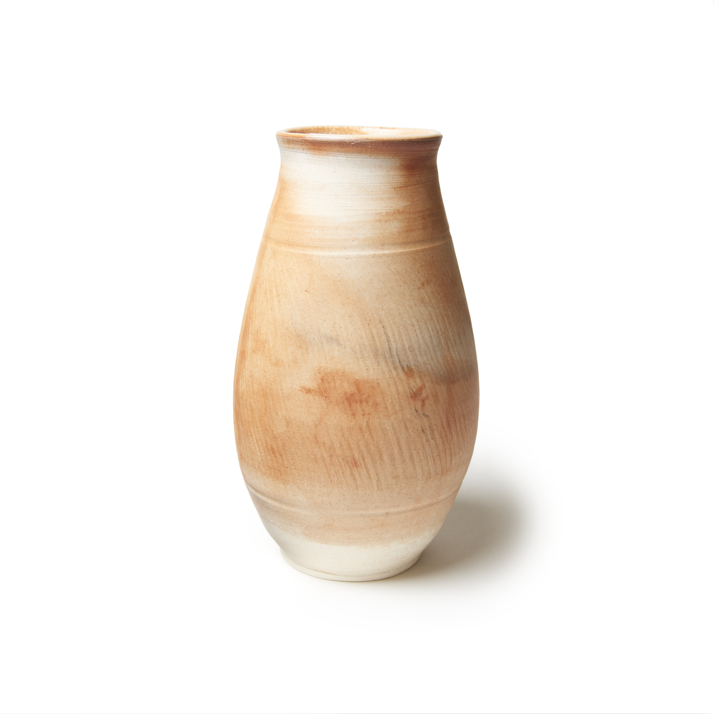 Beige/ Orange Vase