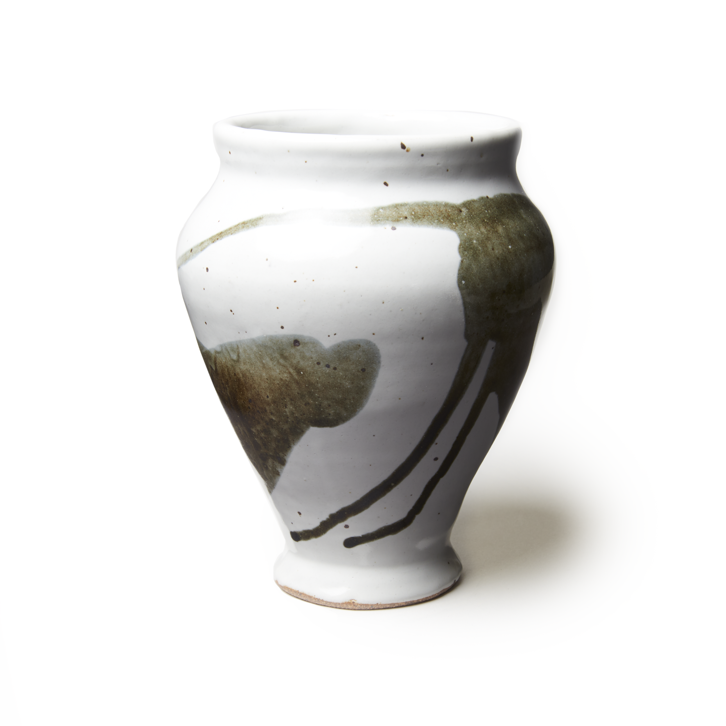 White/ Brown Vase