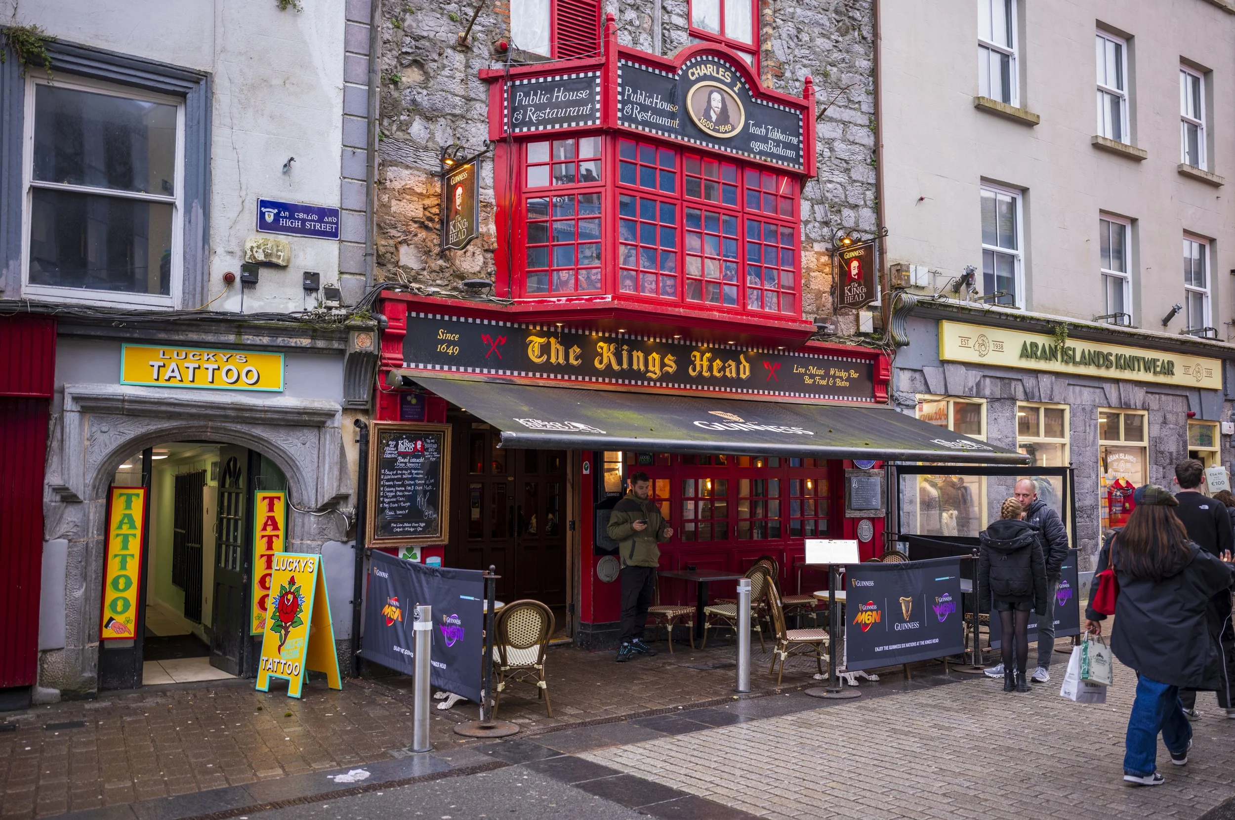 The King's Head, site of my last Guinness in Ireland