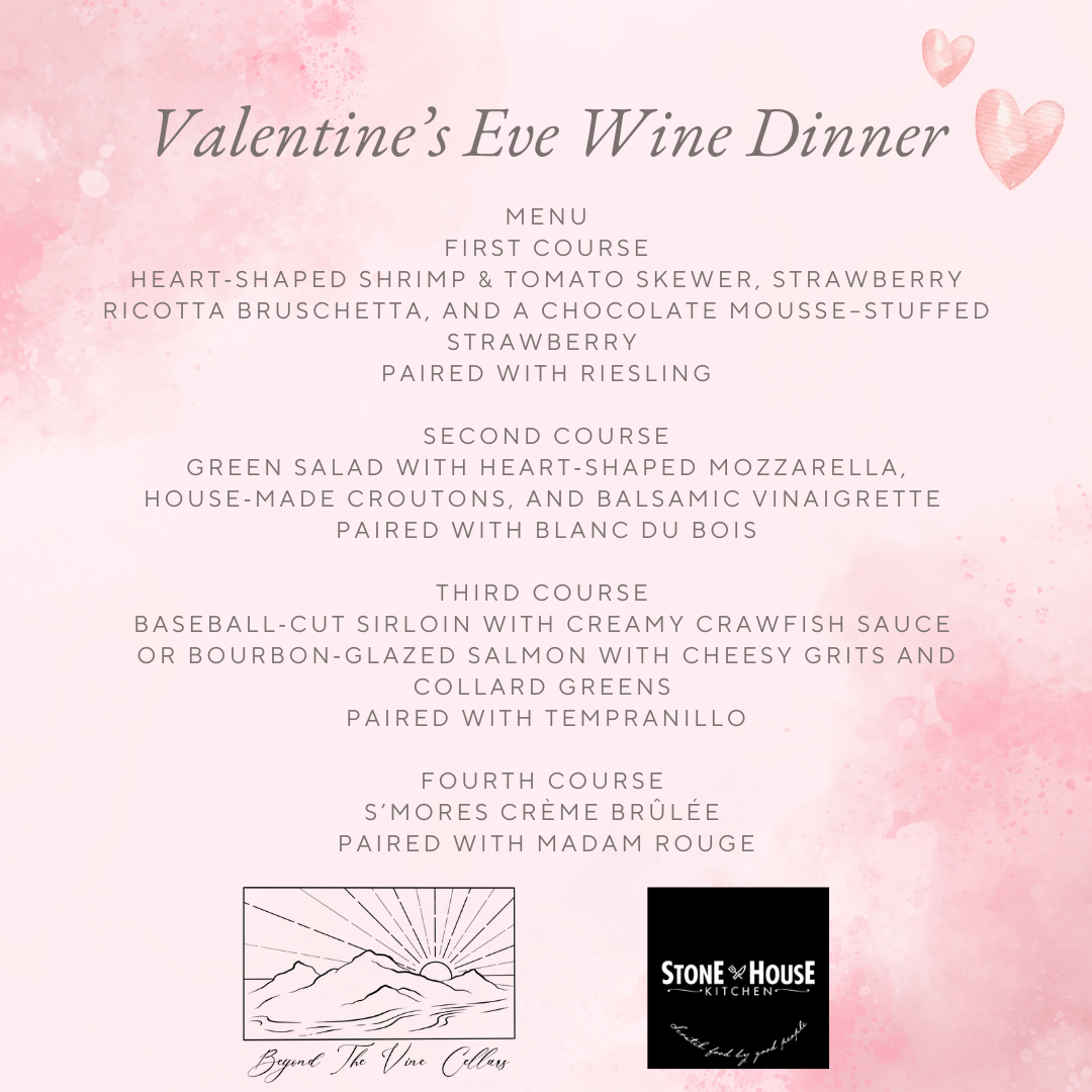 Valentine's Eve Wine Pairing Dinner
