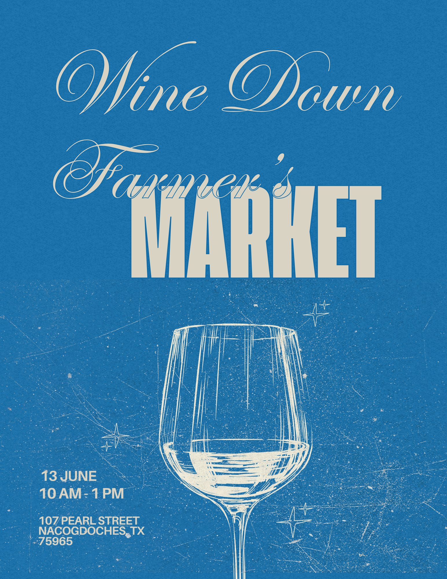 Wine Down Blueberry Farmer's Market
