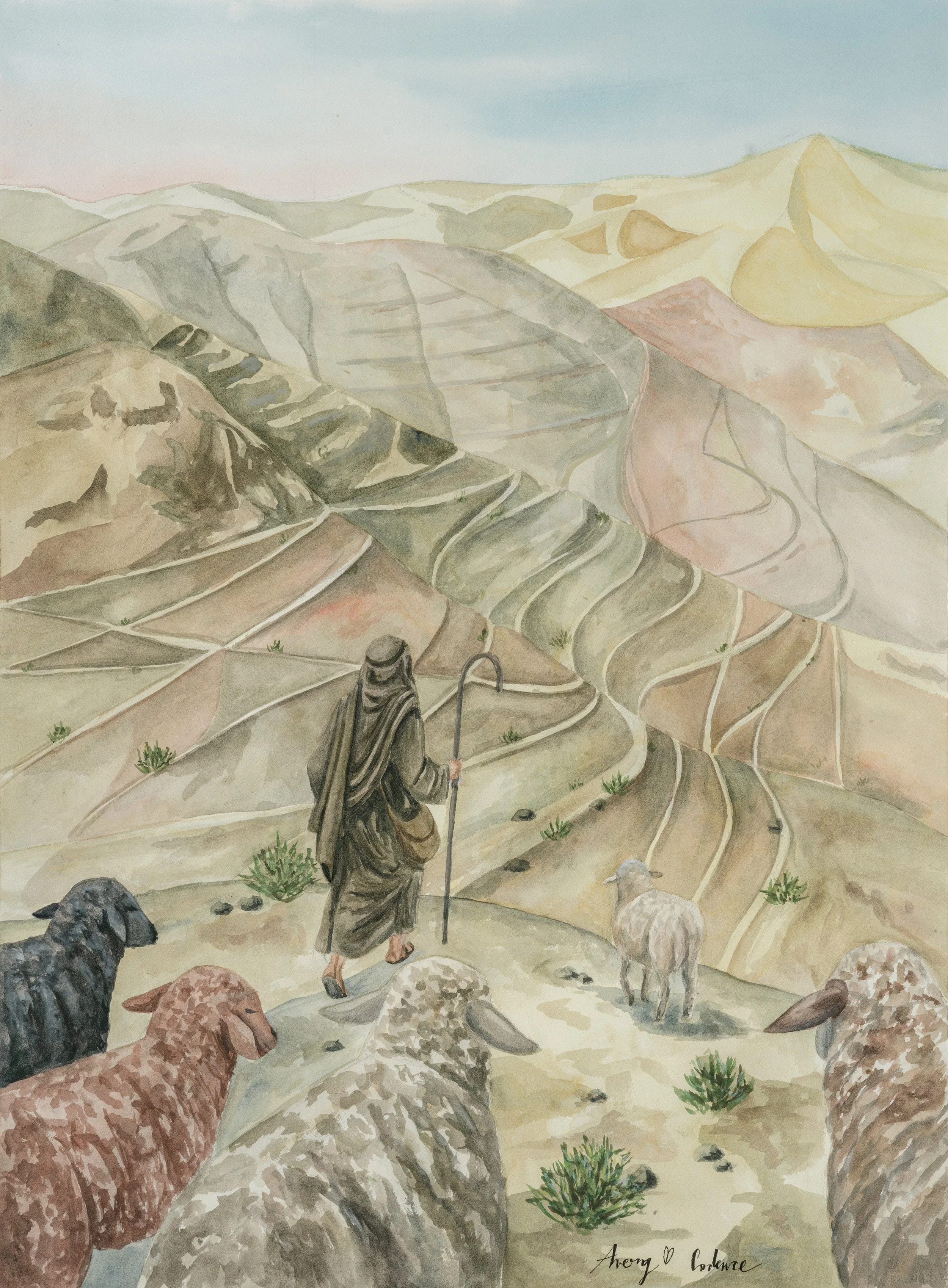 Psalm 23 verse3 painting for website.jpg