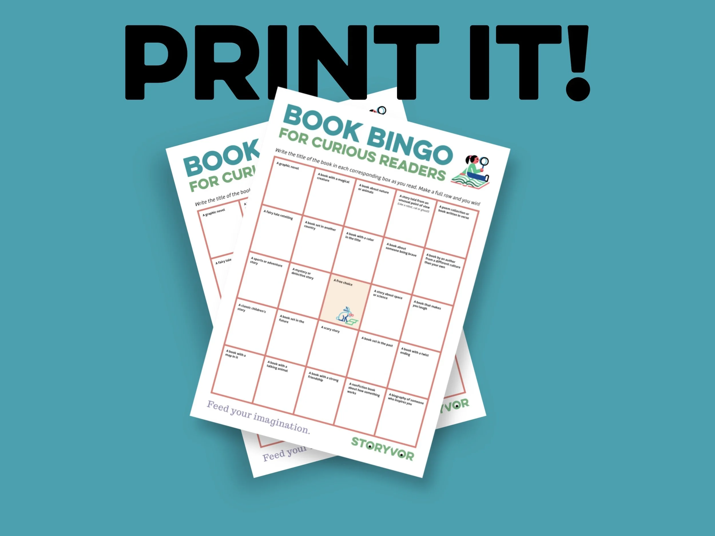 Print it! Book Bingo