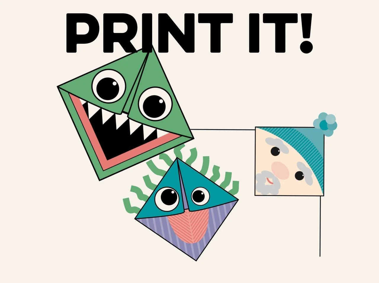 Print it! Origami Page Markers