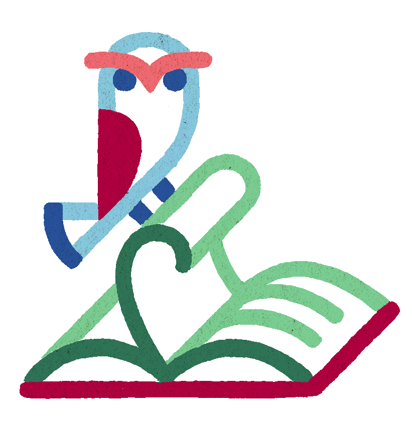 A colorful, stylized illustration of a register with a cash drawer and an arrow pointing left, in shades of blue, red, green, and pink.