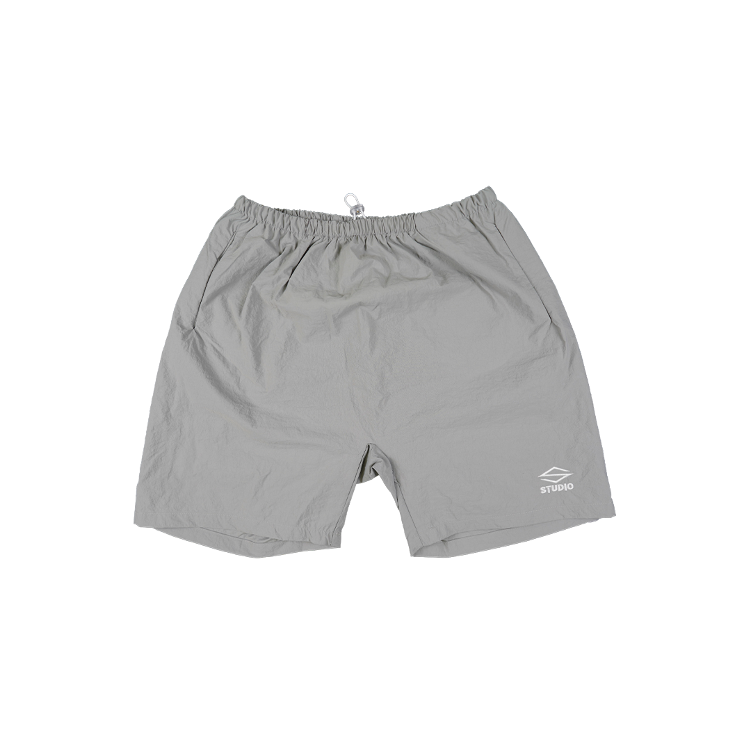 NYLON SHORTS EMBROIDERED- GREY.png