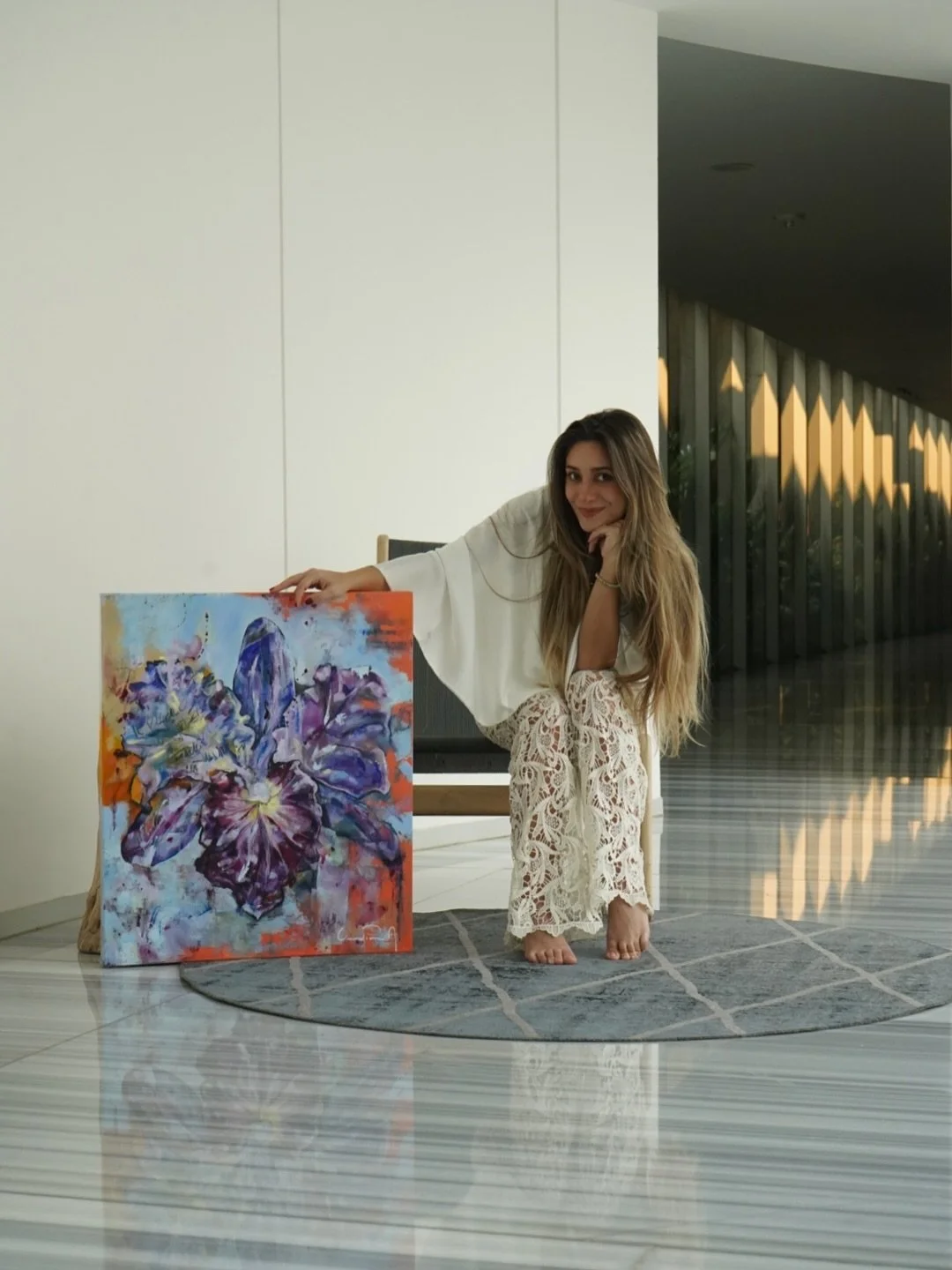 Me siento tan feliz y agradecida con Dios de lo que hoy los Venezolanos celebramos, dos canonizaciones, San Dr Jos&eacute; Gregorio Hern&aacute;ndez y Santa Carmen Rendiles y es por eso que quiero celebrar a Venezuela con esta pintura la &uacute;ltim