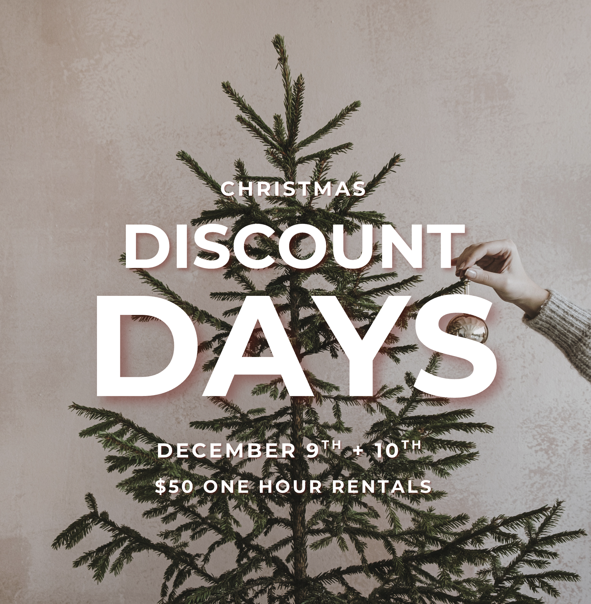 December 9th &amp; 10th | Christmas Studio Discount Days