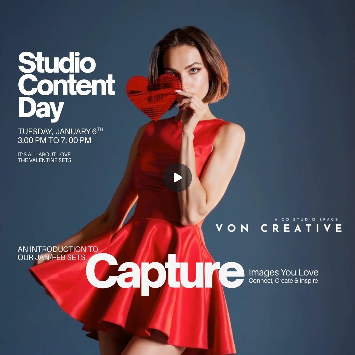 January 6th | It’s All About Love Studio Content Day