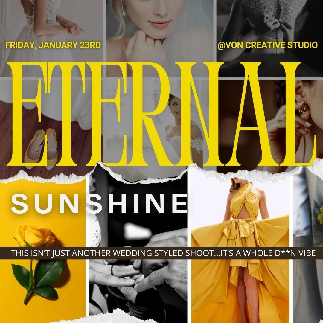 January 23rd | Eternal Sunshine: Mellow Yellow Wedding Styled Session Workshop