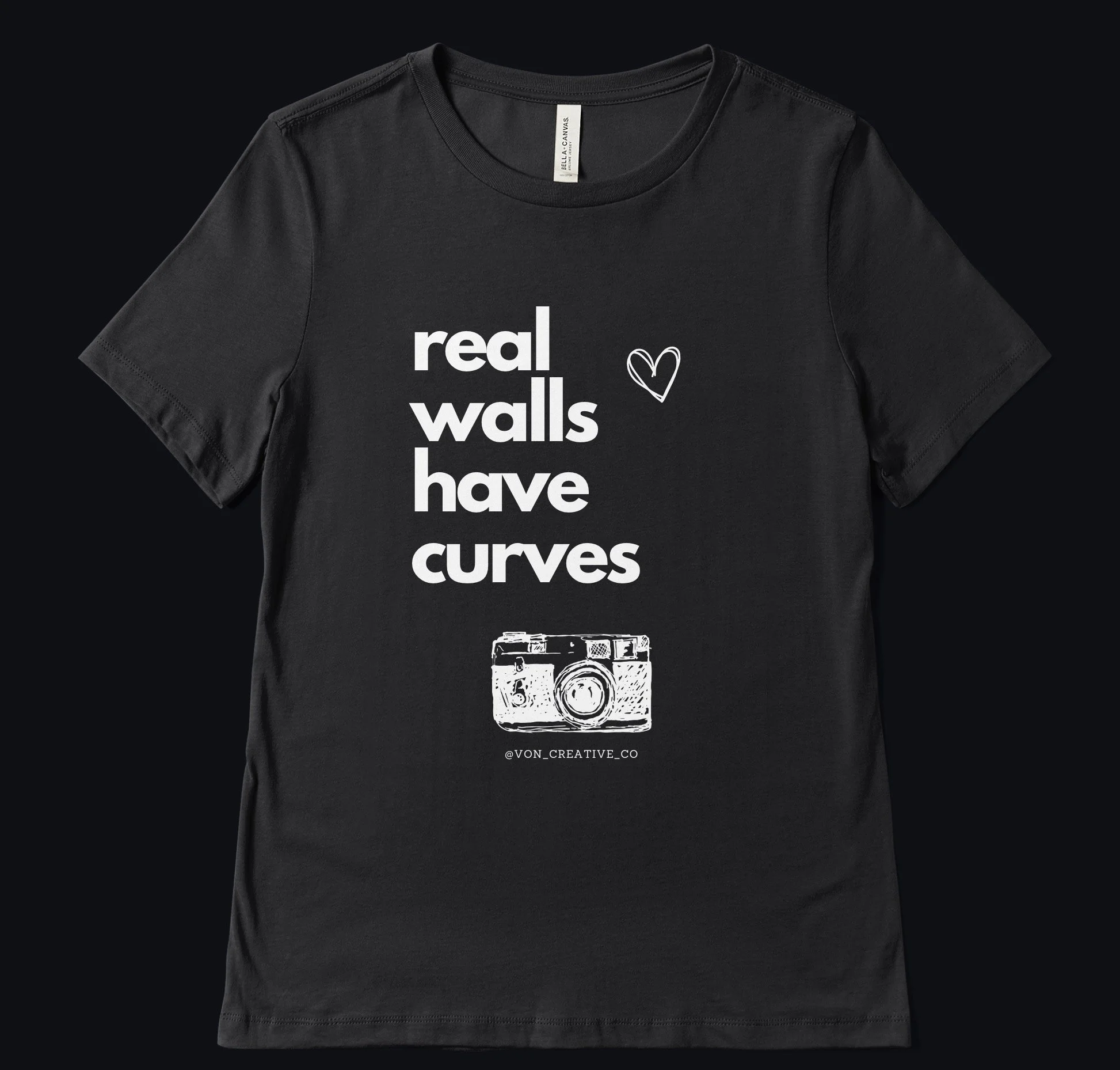 Real Walls Have Curves VC Tee