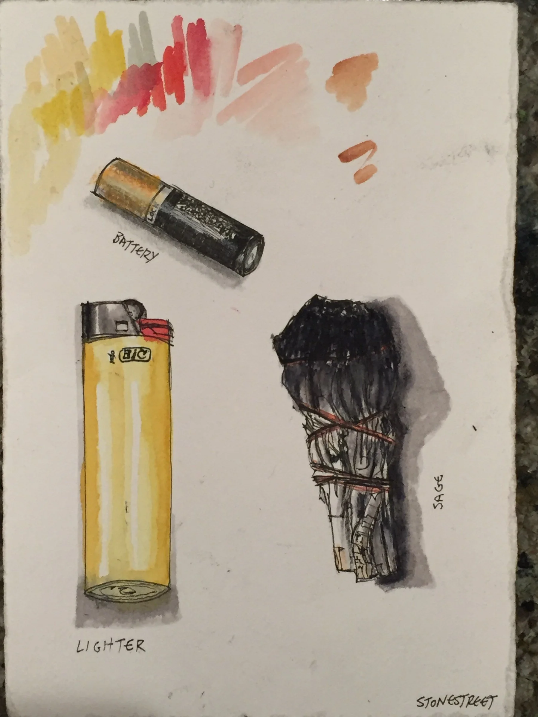 Lighter, Battery, and Sage · 2015 · Related view 2