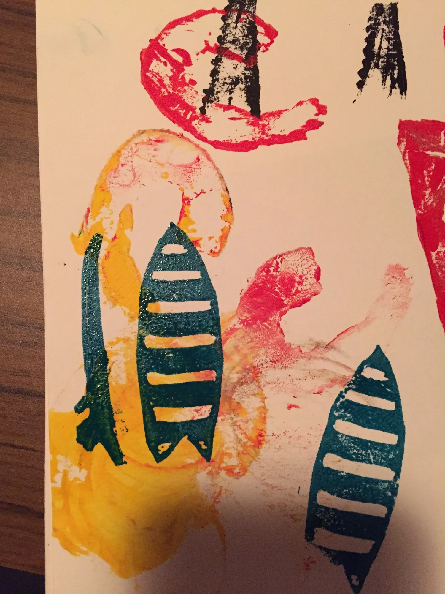 Hand-Carved Stamps — Collection and Process — Detail / alternate view