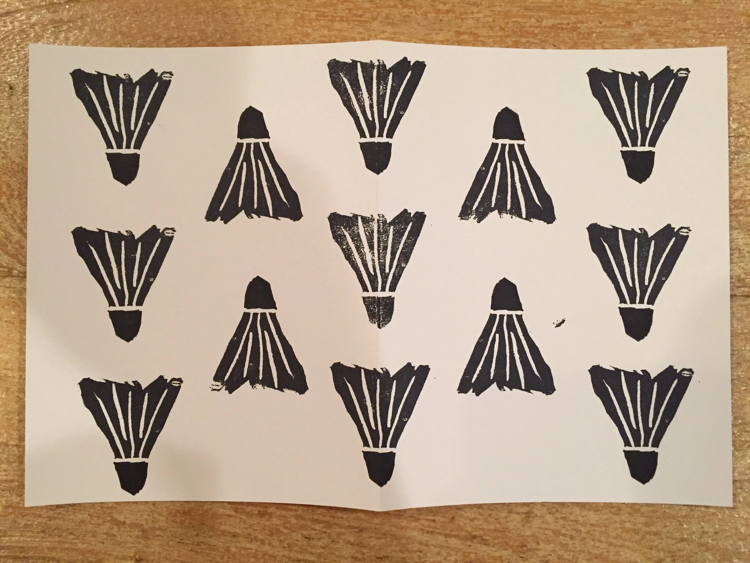 Shuttlecock — Relief Prints · 2016 · Related view 11